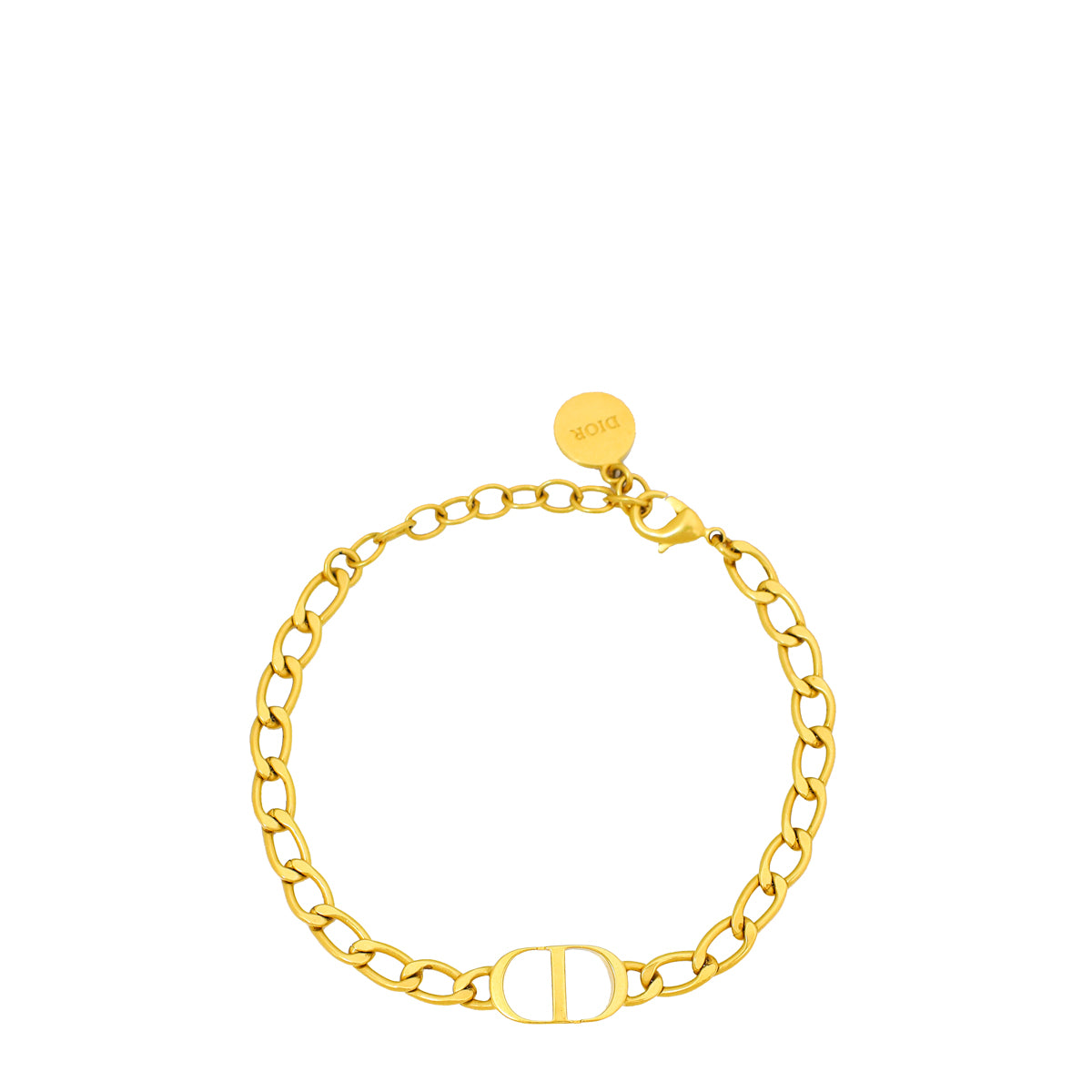 Christian Dior Gold Petit CD Chain Bracelet – THE CLOSET