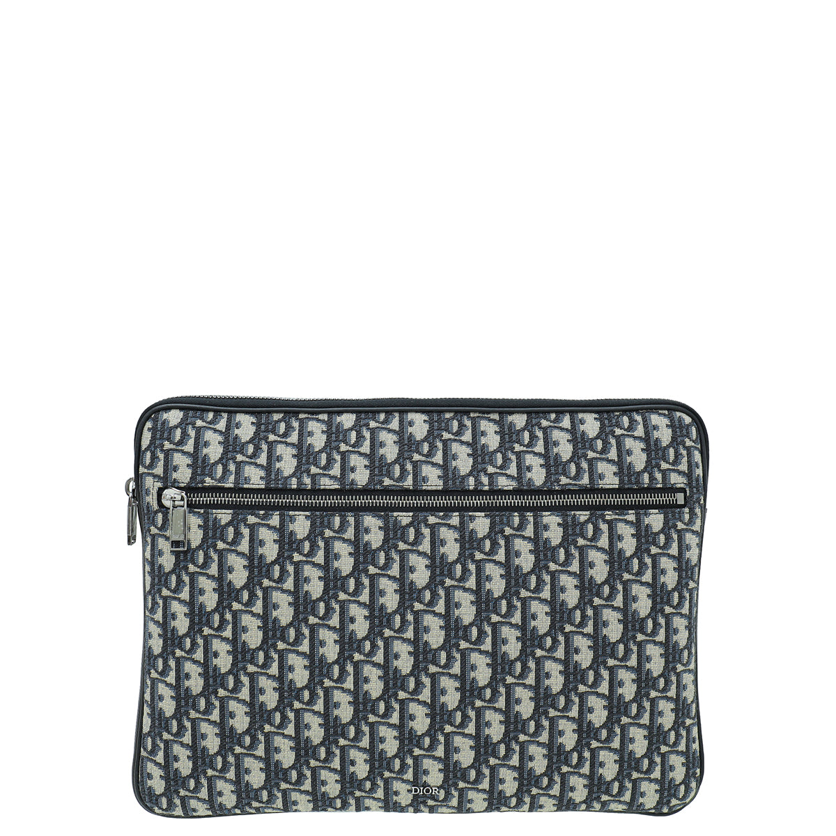 Christian Dior Navy Blue Oblique Laptop Case – THE CLOSET