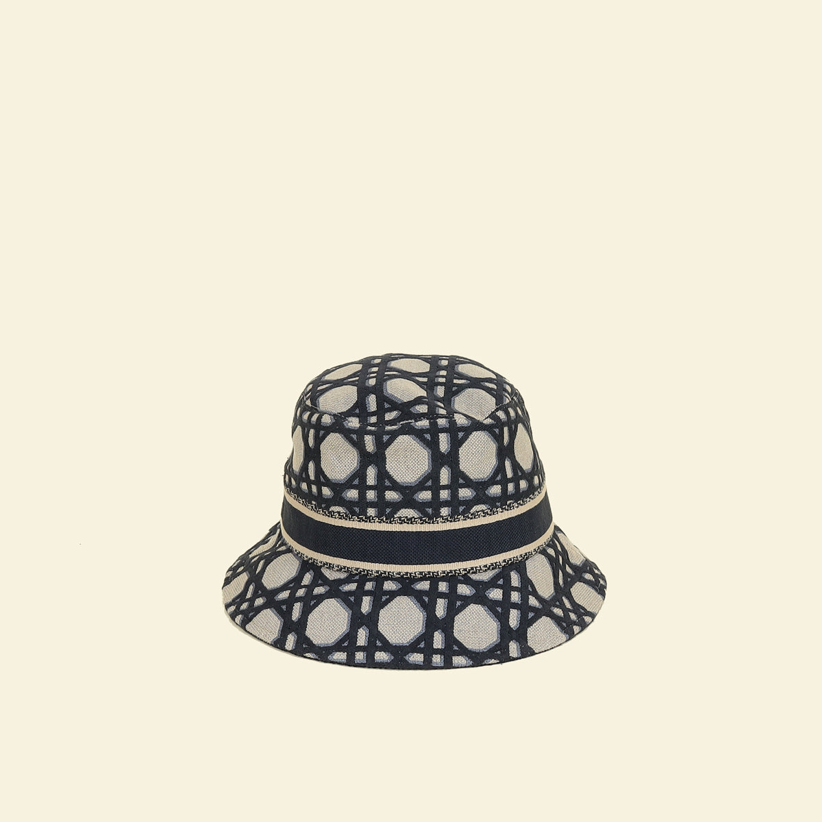 Christian Dior Bicolor D-Bobby Macrocannage Small Brim  display picture 1