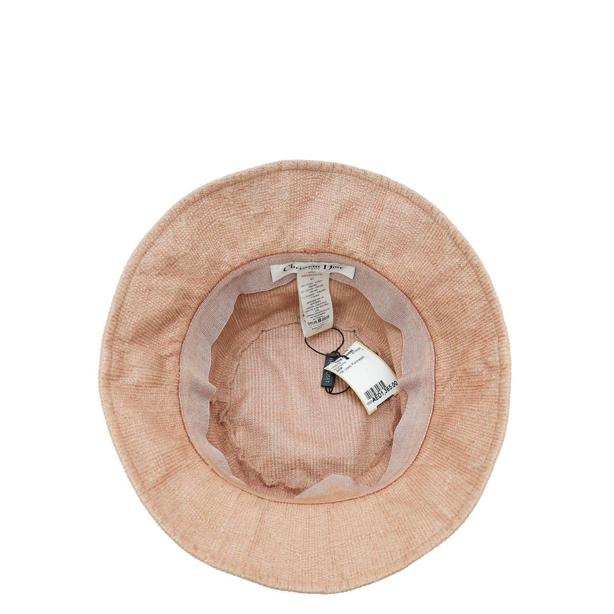 Christian Dior Pink Logo Embroidered Cotton Bucket Hat – THE CLOSET