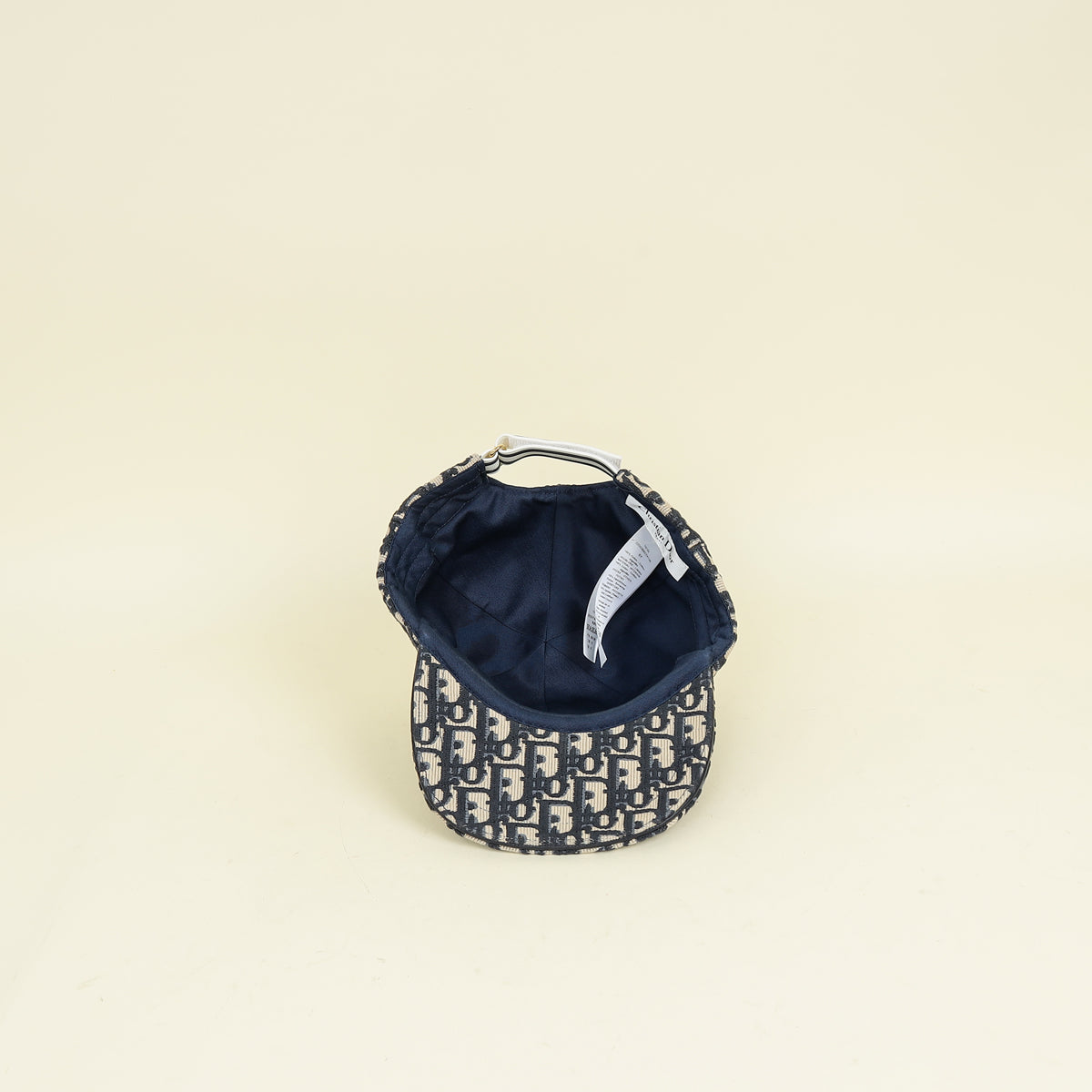 Christian Dior Navy Blue Oblique D-Player Cap | Pre-Owned The
