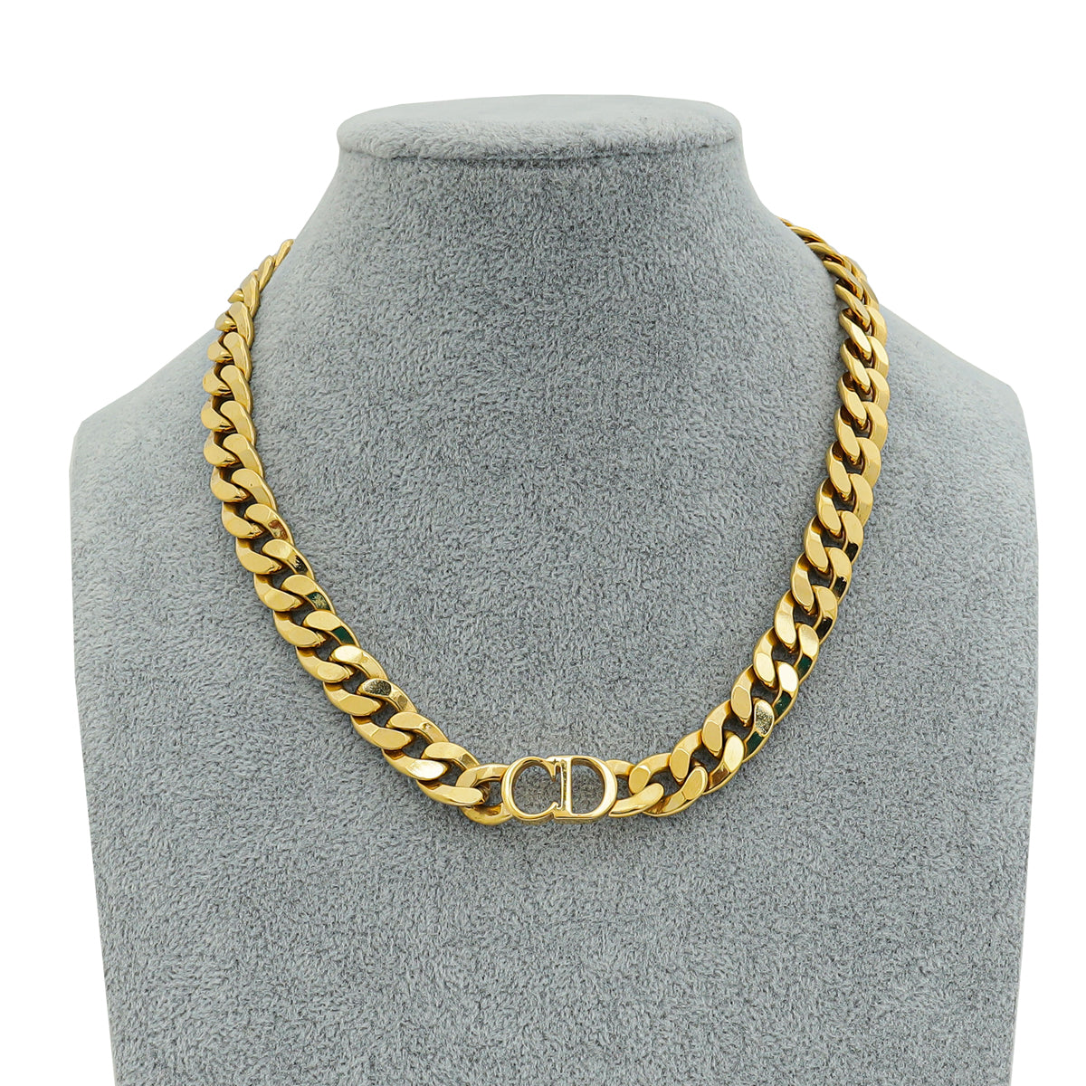 Christian Dior Gold Finish 30 Montaigne Choker Necklace – THE CLOSET