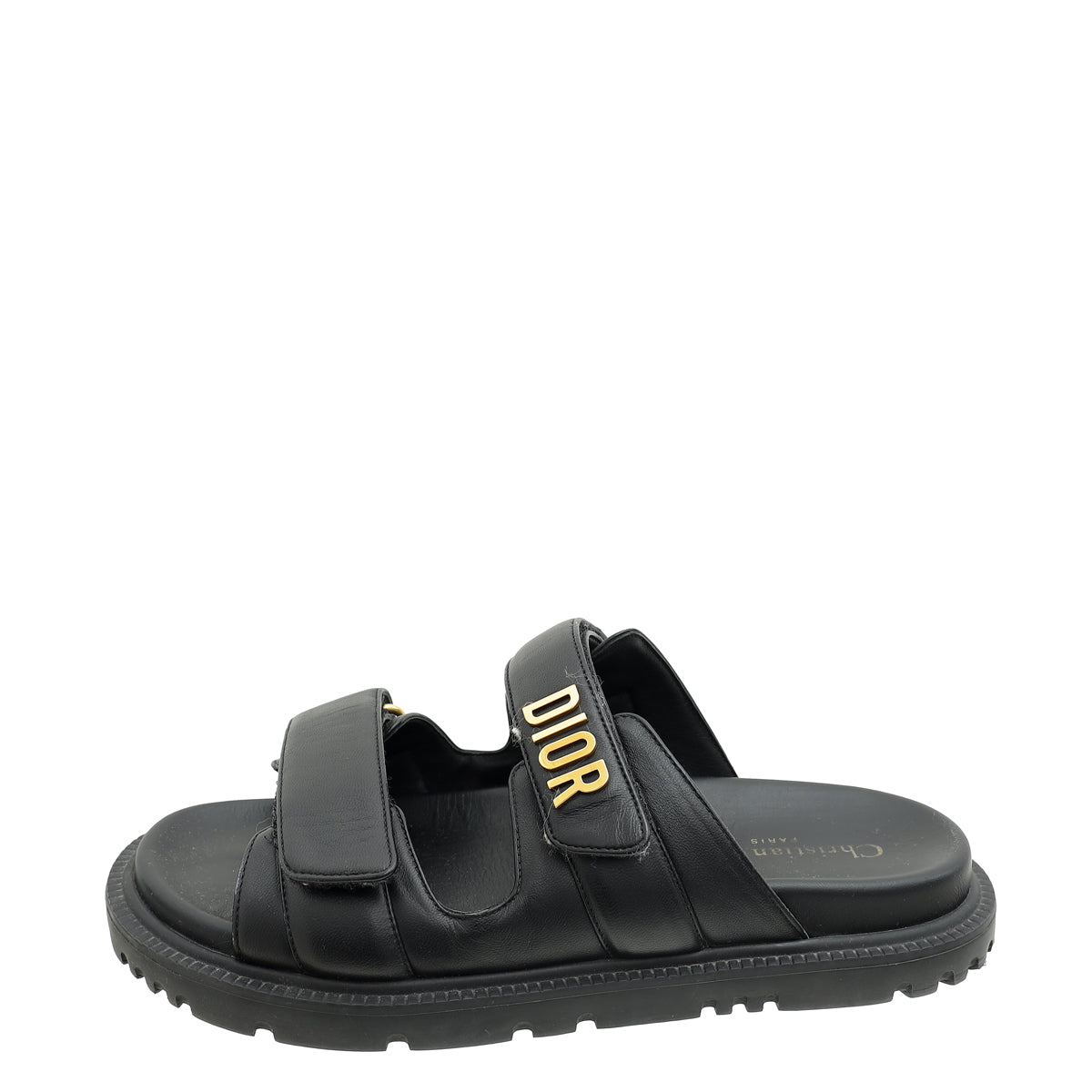 Christian Dior サンダル　37.5 Christian Dior Black Dioract Sandal 37.5 – THE CLOSET