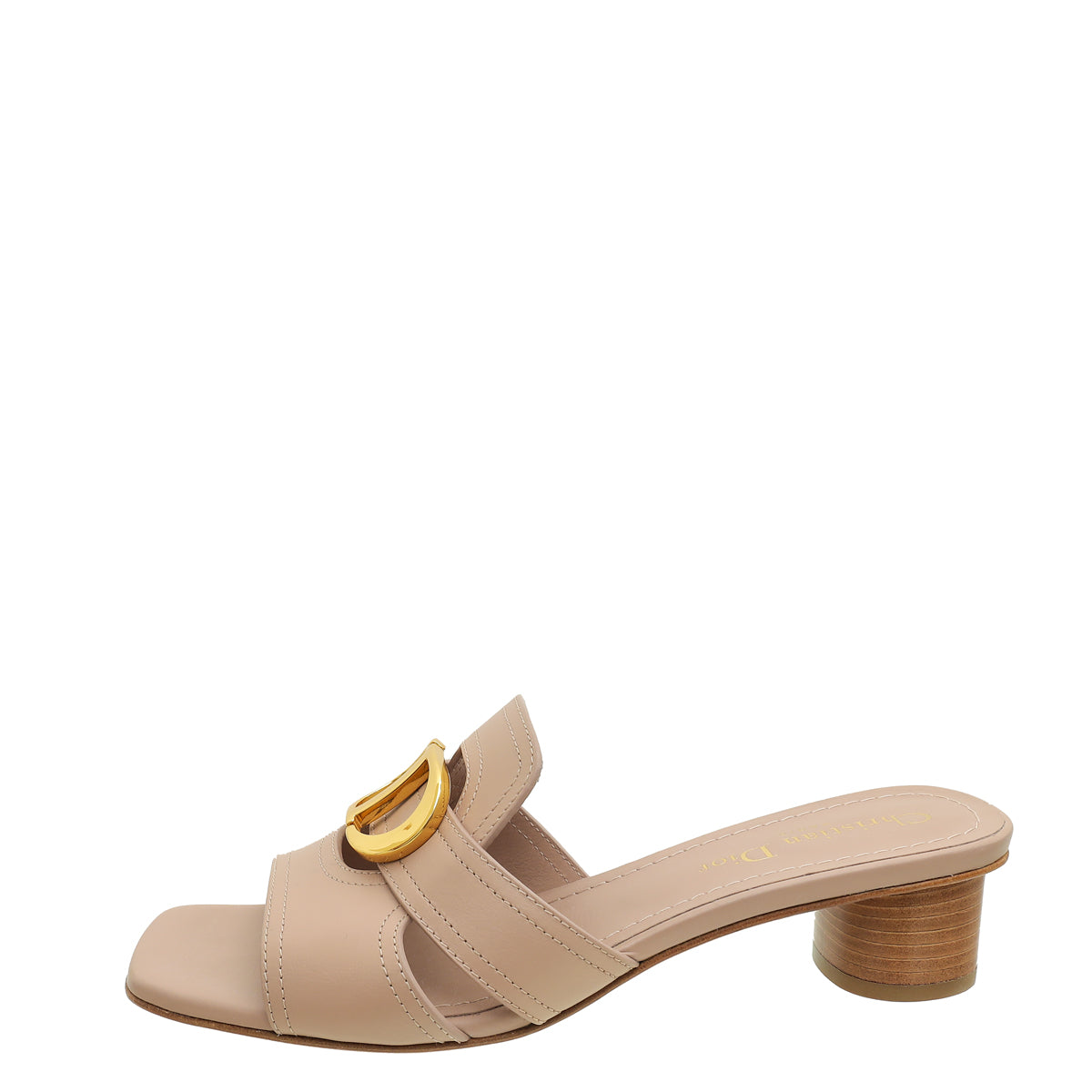 Christian Dior Nude 30 Montaigne Slide Mules 37.5 – THE CLOSET