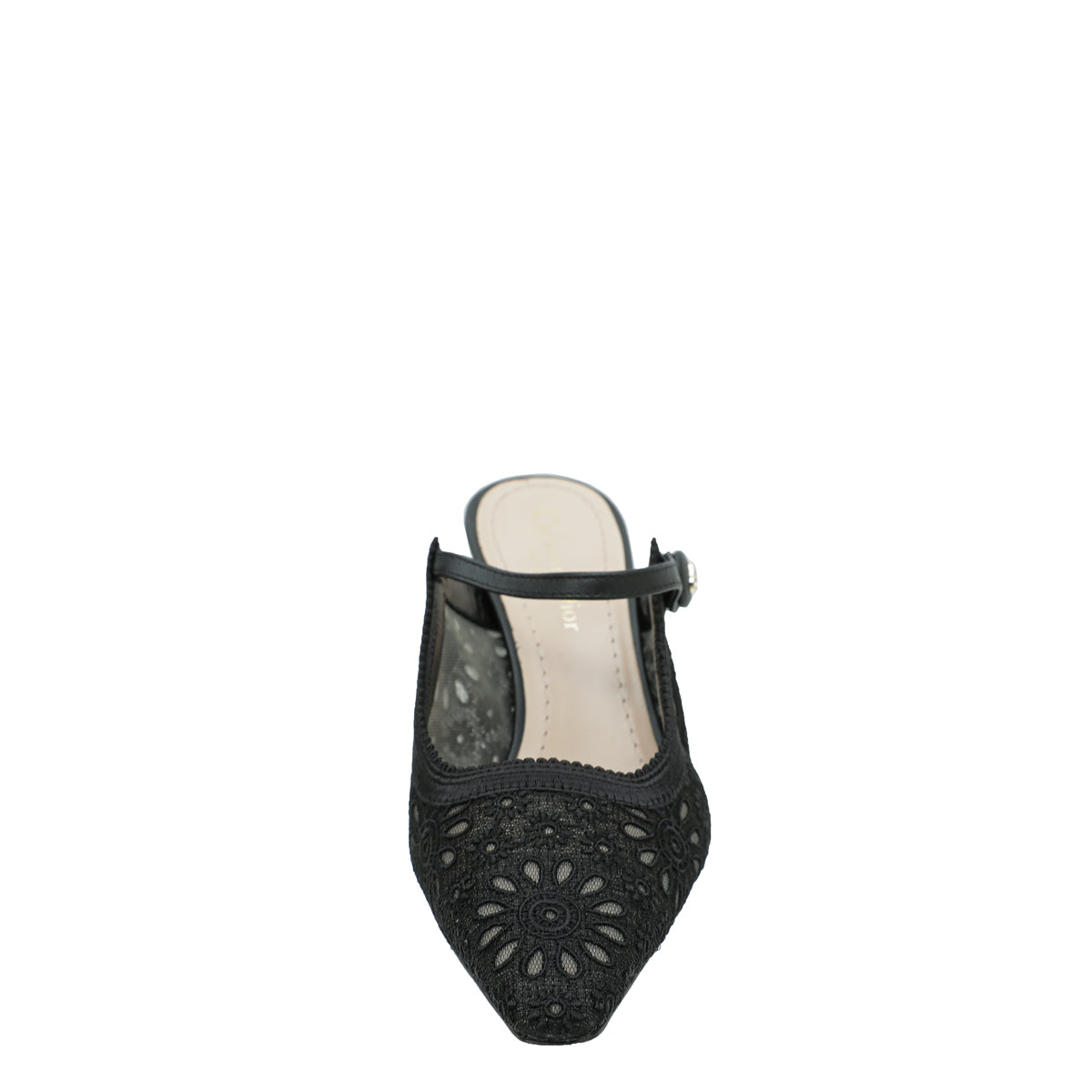 Christian Dior Black Capture Heeled Mules 37.5 – THE CLOSET