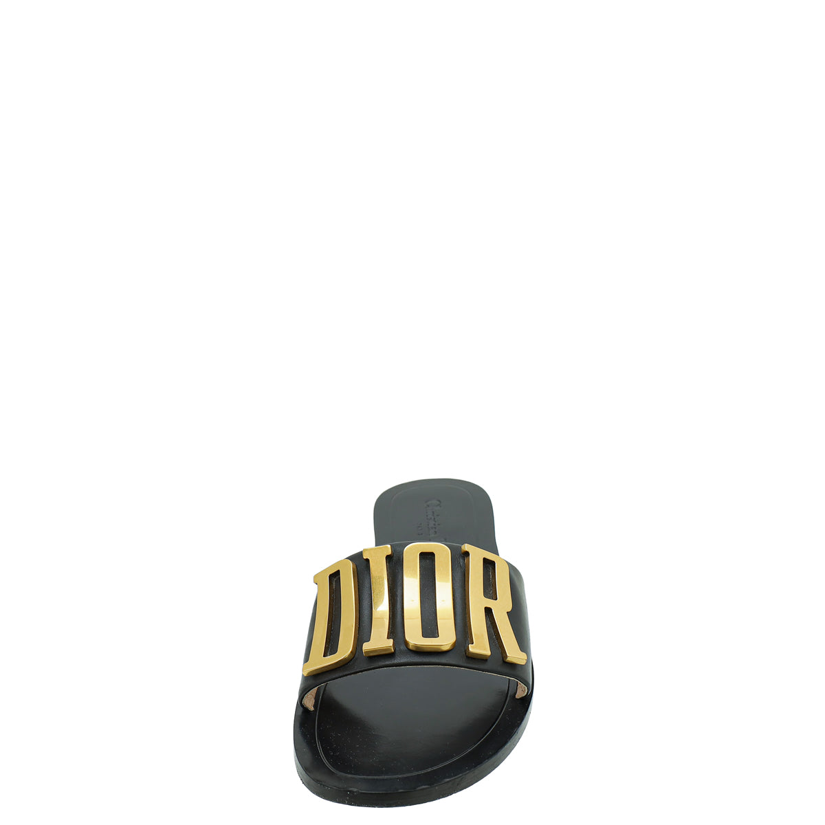 Christian Dior Black Dio(r)evolution Slide Sandals 38 – THE CLOSET
