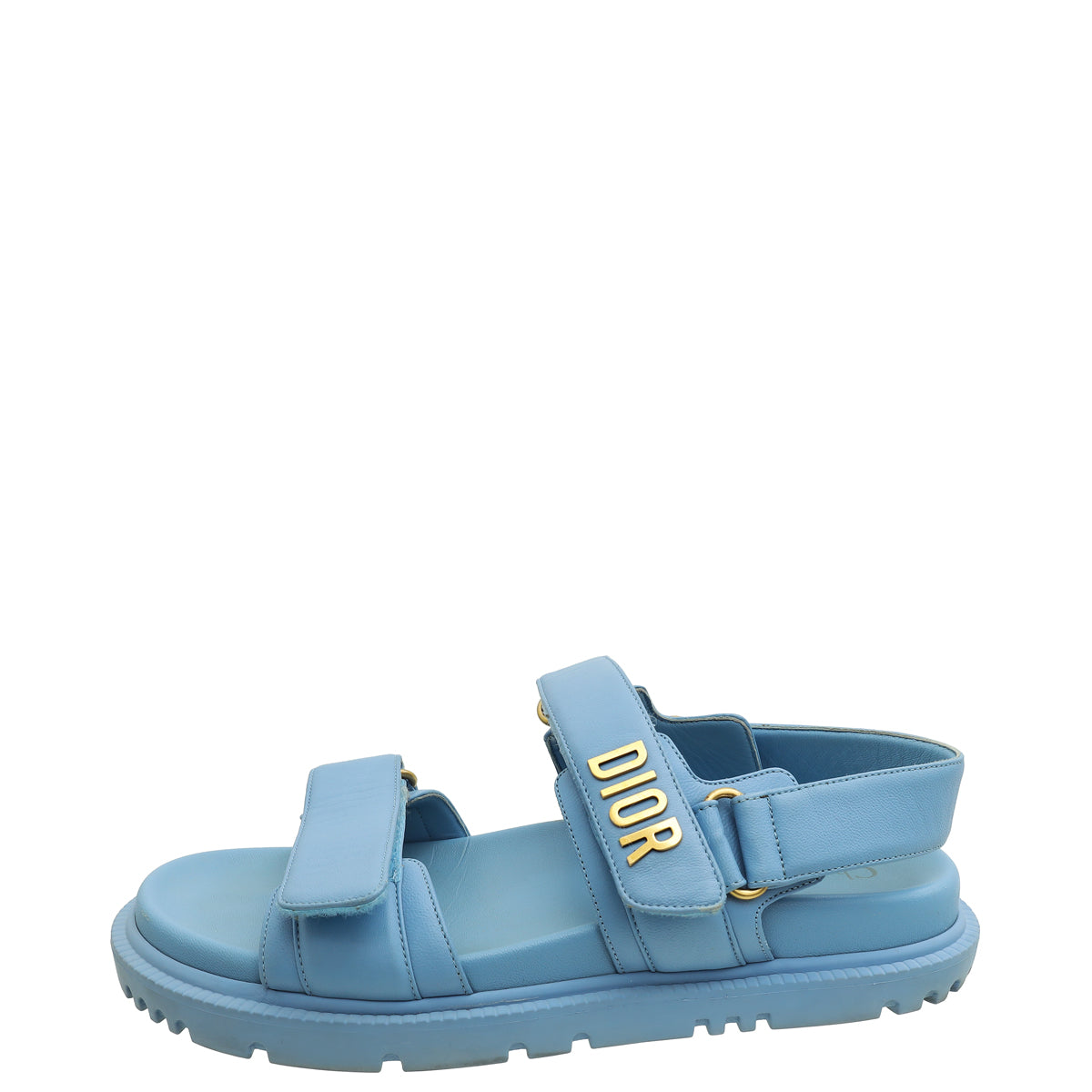 Christian Dior Cornflower Blue Dioract Sandal 38 – THE CLOSET