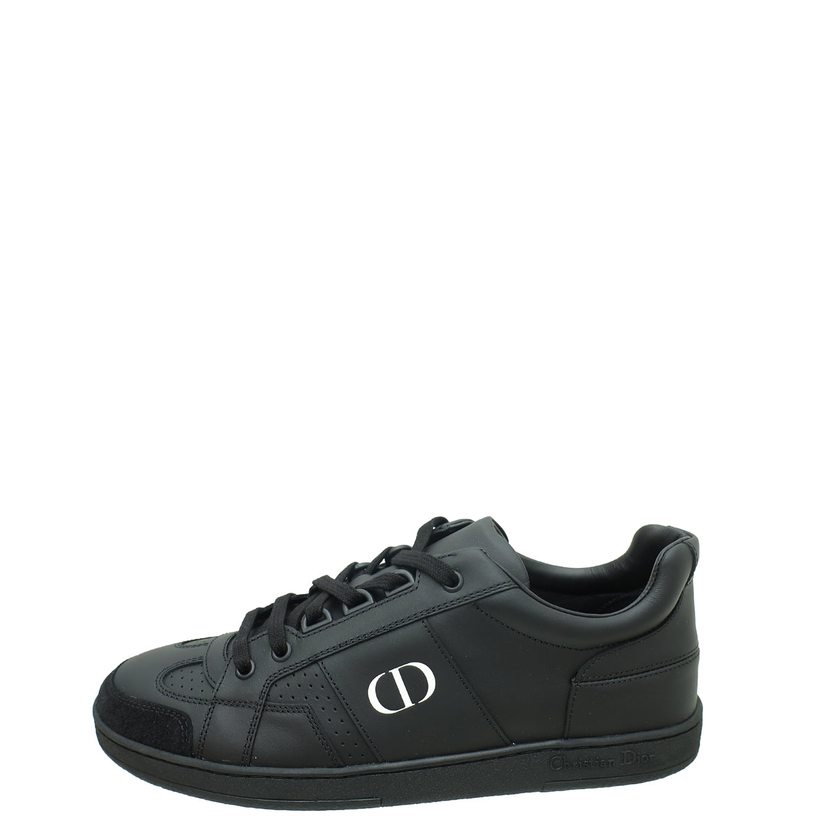 Christian Dior Black CD Lace Up Sneakers 38 – THE CLOSET