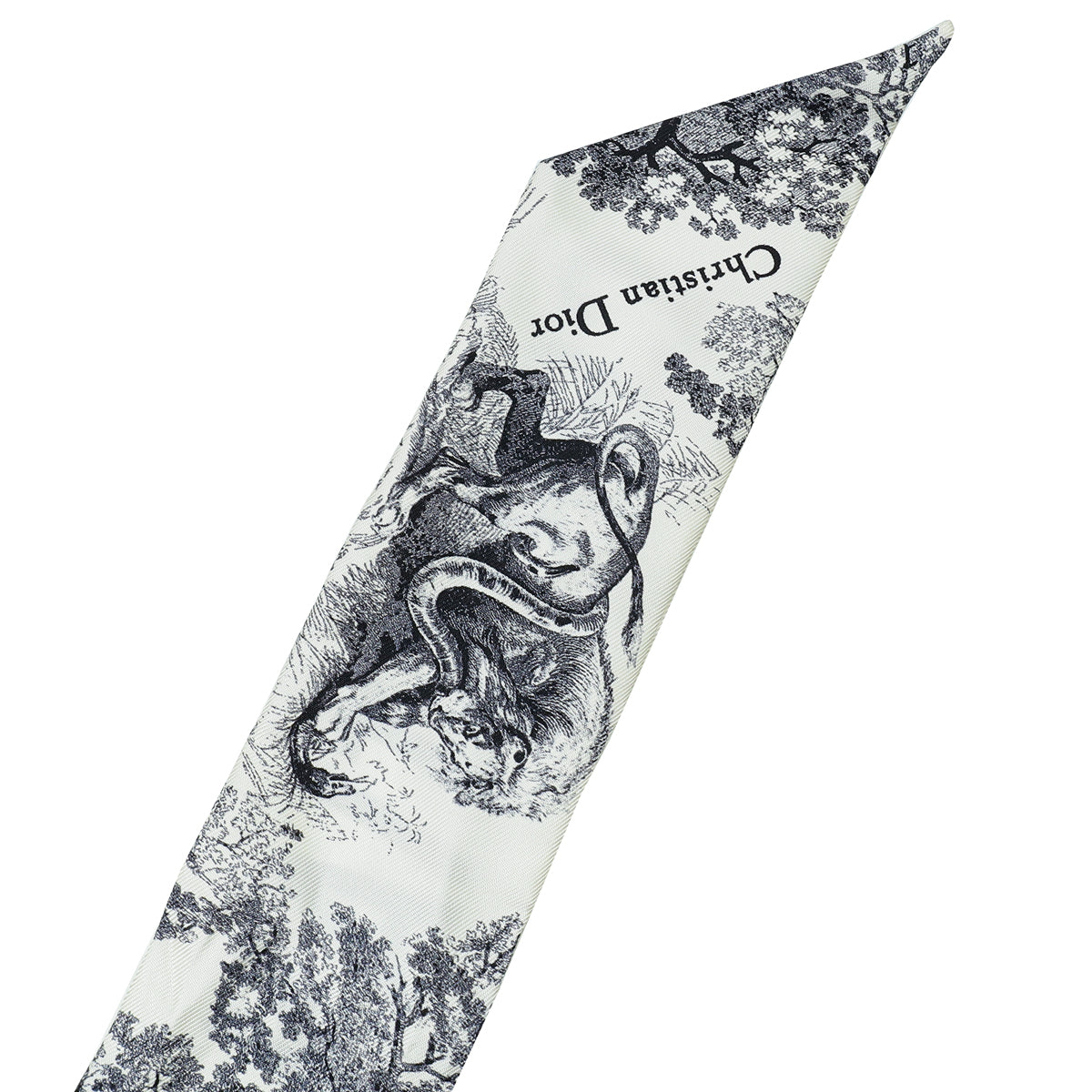 Christian Dior Bicolor Toile de Jouy Sauvage Mitzah Twilly – THE