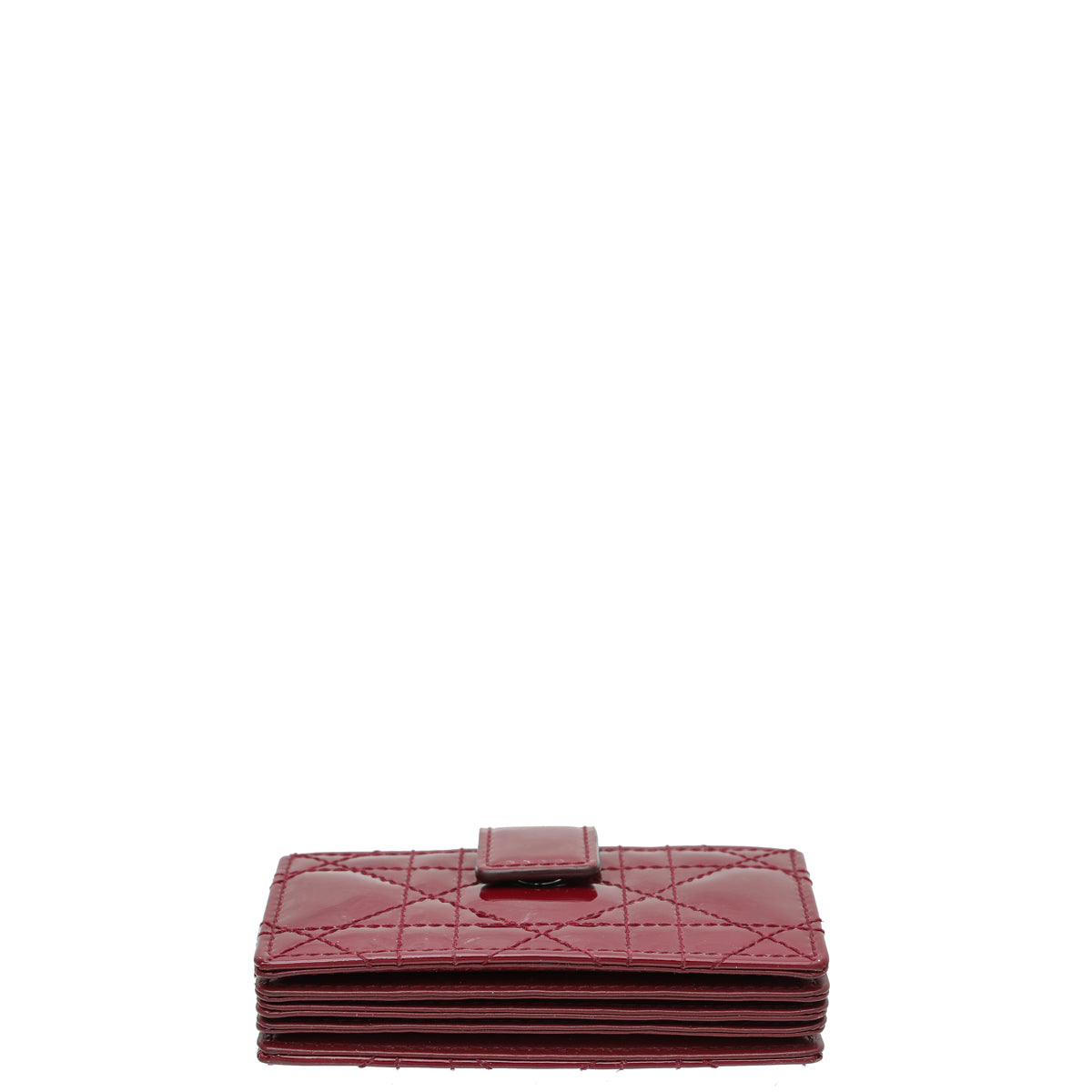 Christian Dior Cherry Red Lady Dior 5-Gusset Card Holder – THE CLOSET