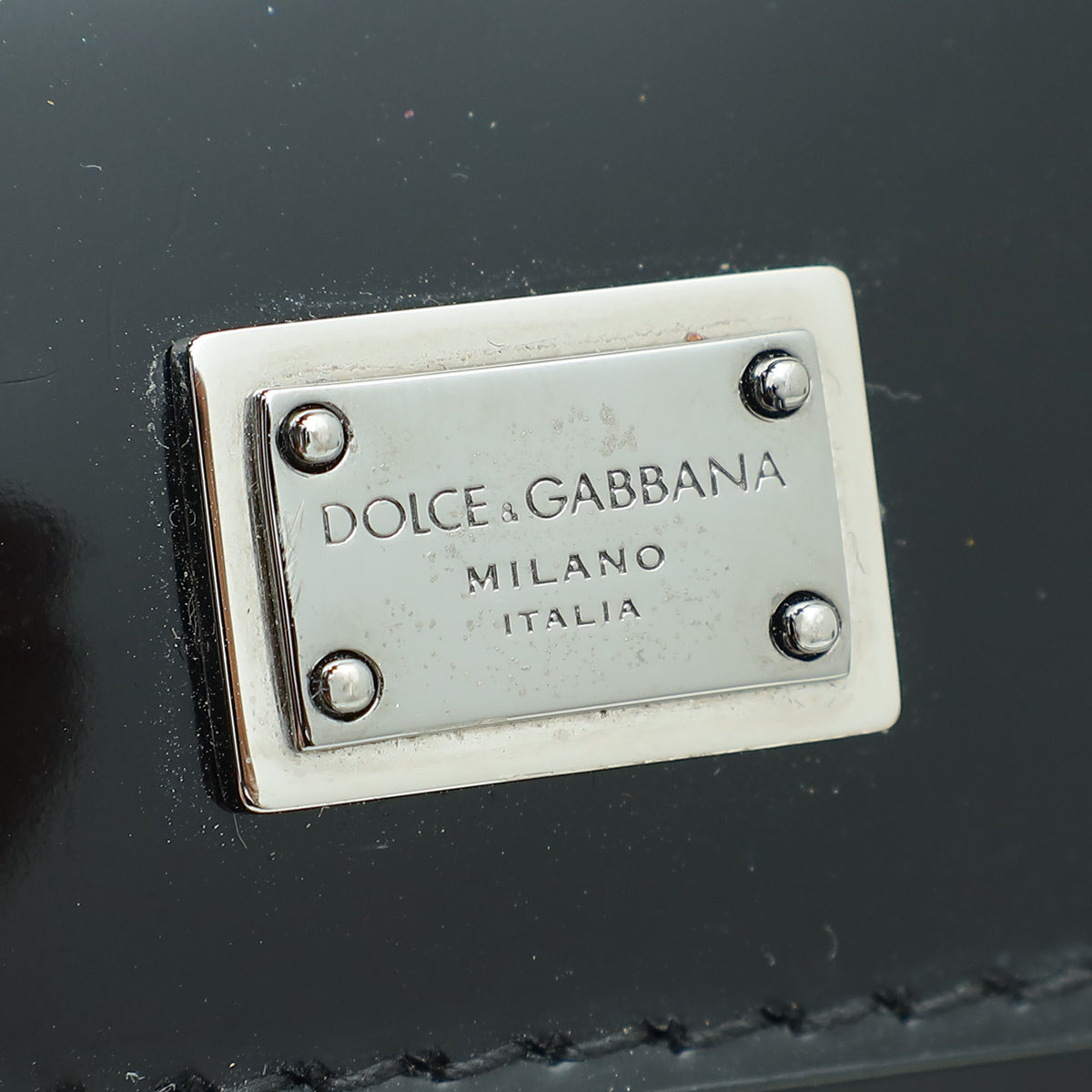 Dolce & Gabbana Black Sicily Micro Bag