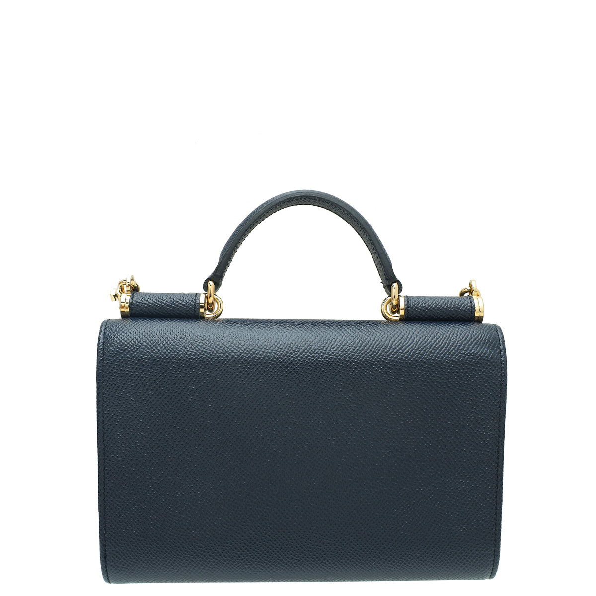 Dolce & Gabbana Indigo Blue Dauphine Smart Gloss Chain Bag