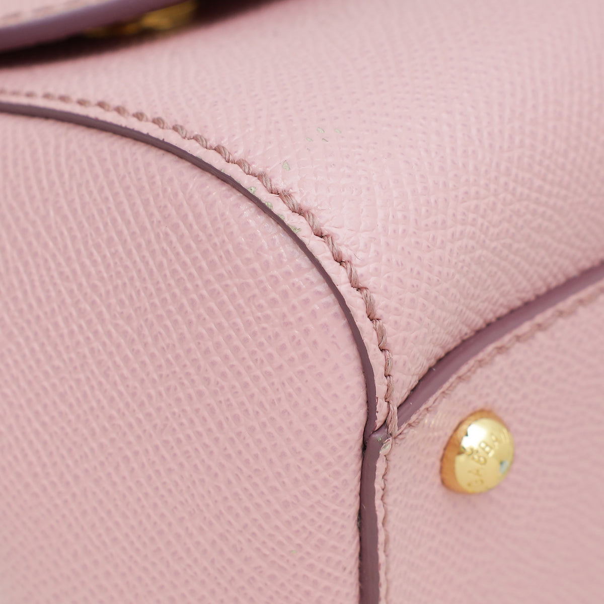 Dolce & Gabbana Light Pink Dauphine Sicily Medium Bag