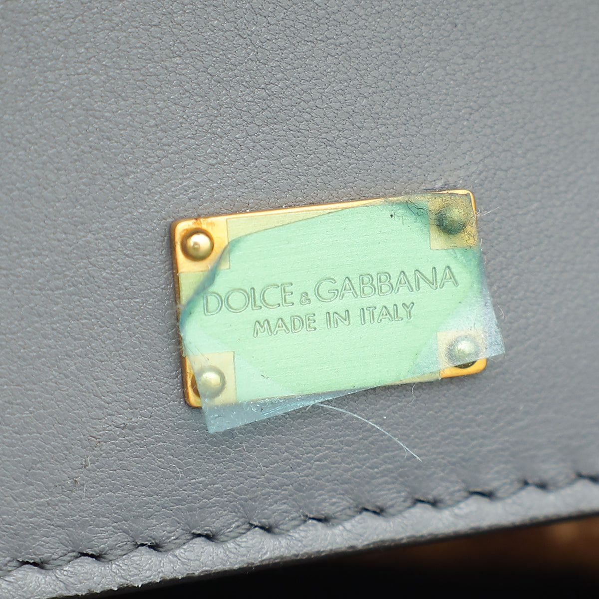 Dolce & Gabbana Grey Python Sicily Large Satchel Bag