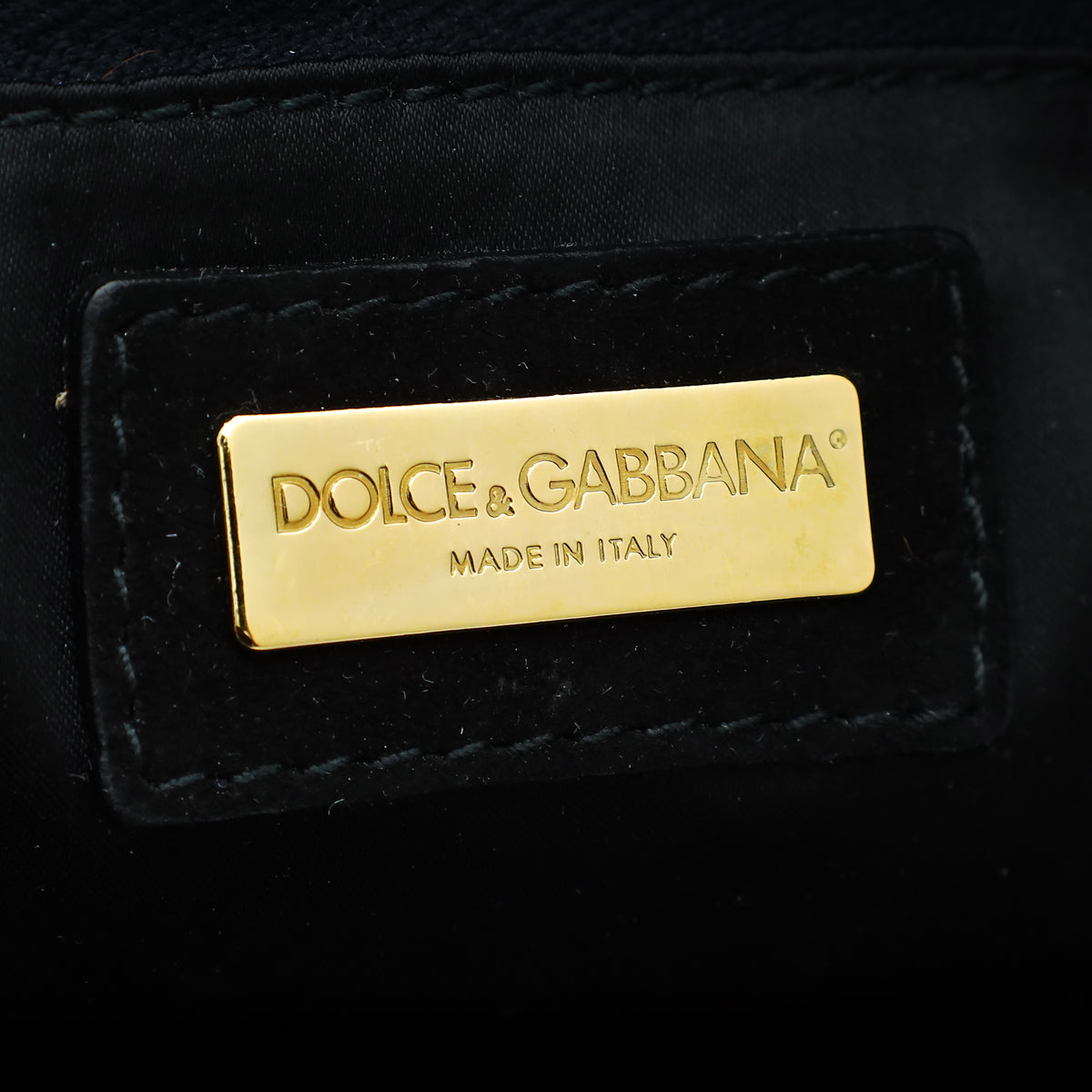 Dolce & Gabbana Bicolor Leopard Calf Hair Miss Charles Flap Bag