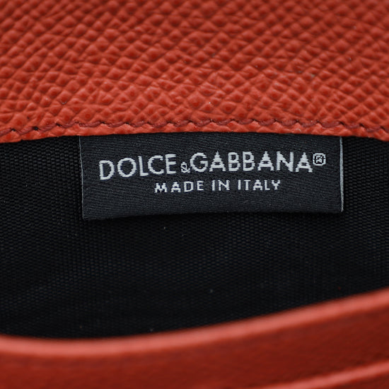Dolce & Gabbana Caramel Zip Around Long Wallet