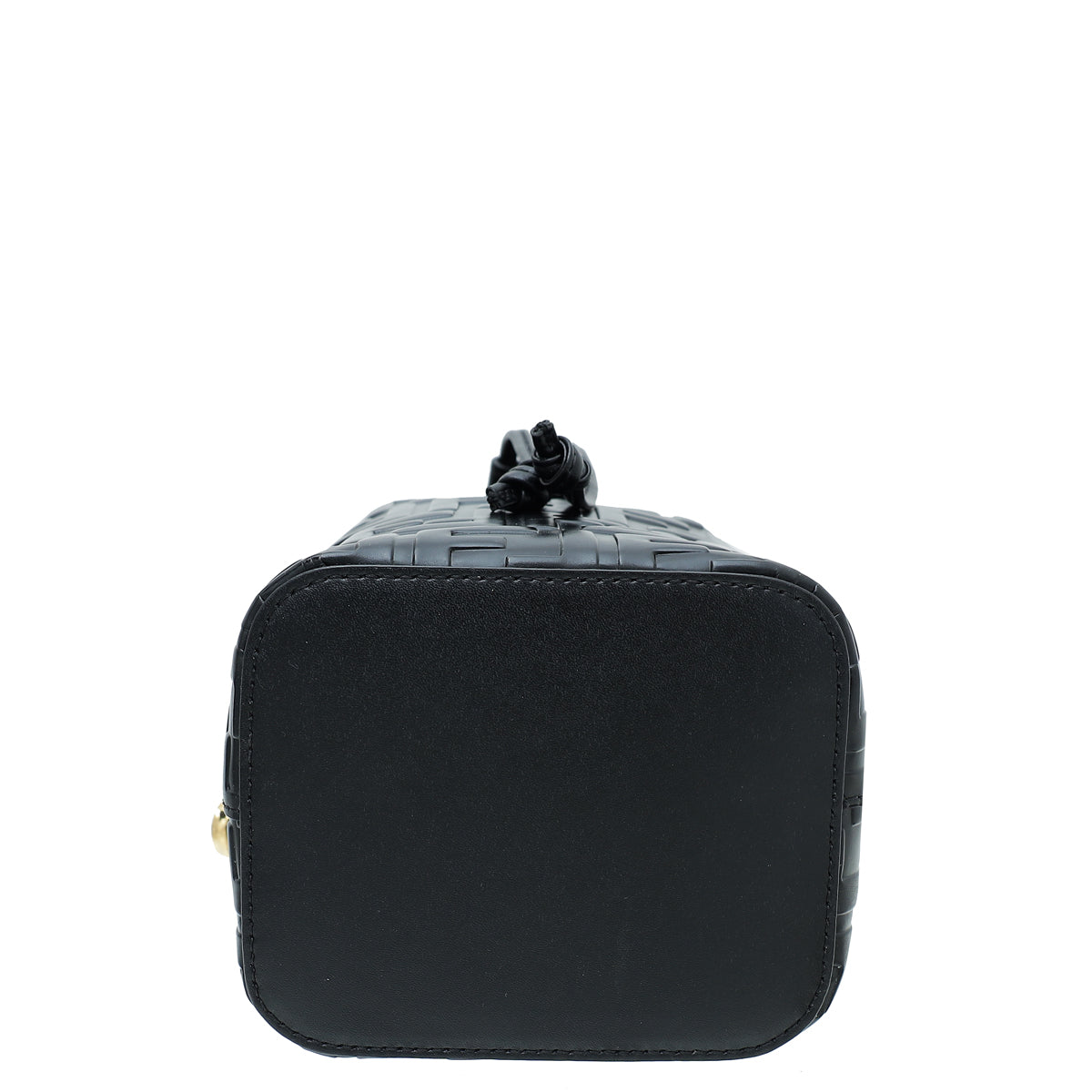 Fendi Black FF Embossed Mon Tresor Mini Bucket Bag – THE CLOSET