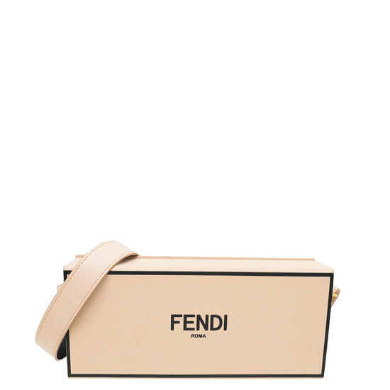 Fendi Light Rose Horizontal Crossbody Box Bag