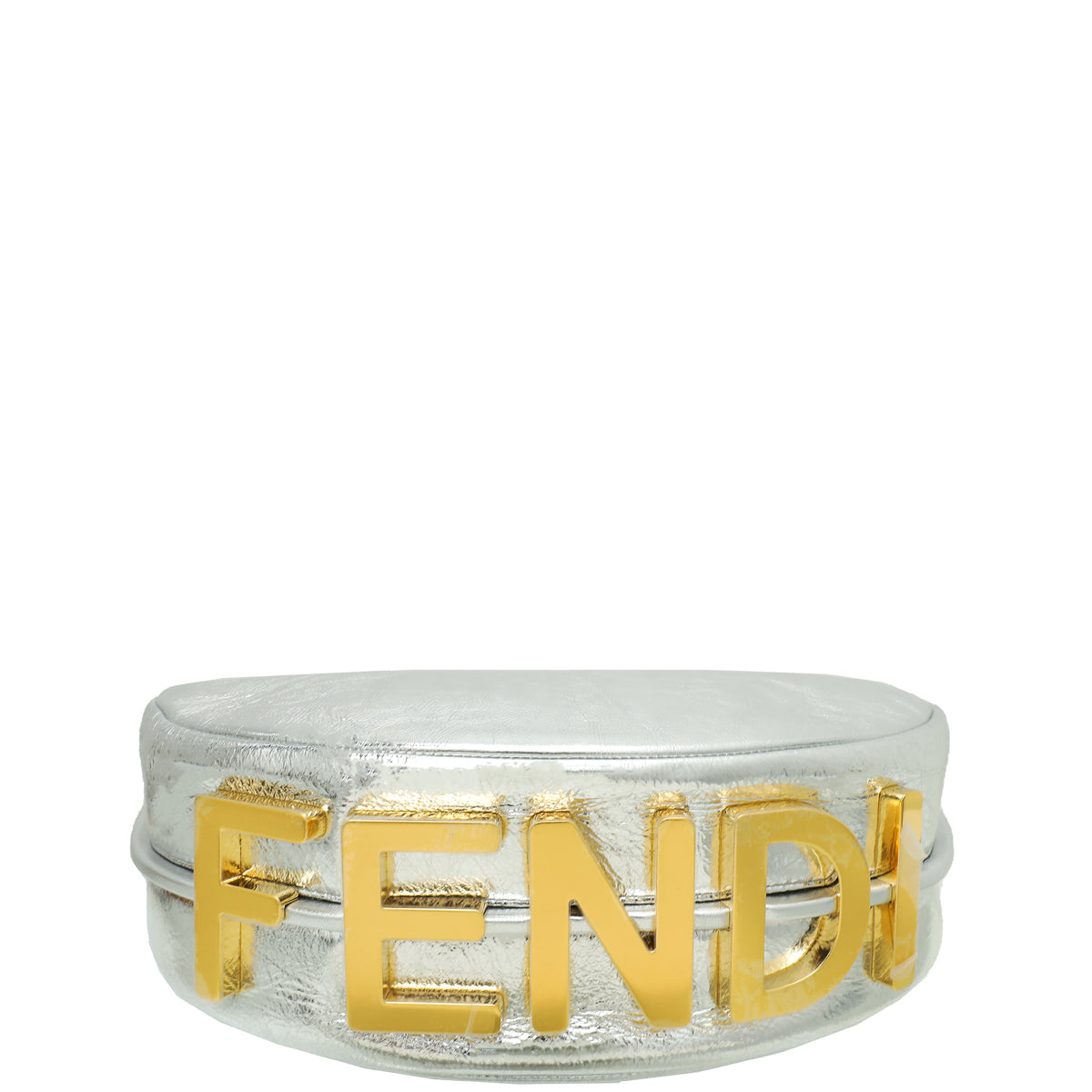 Fendi Silver Fendigraphy Metallic Small Bag – THE CLOSET