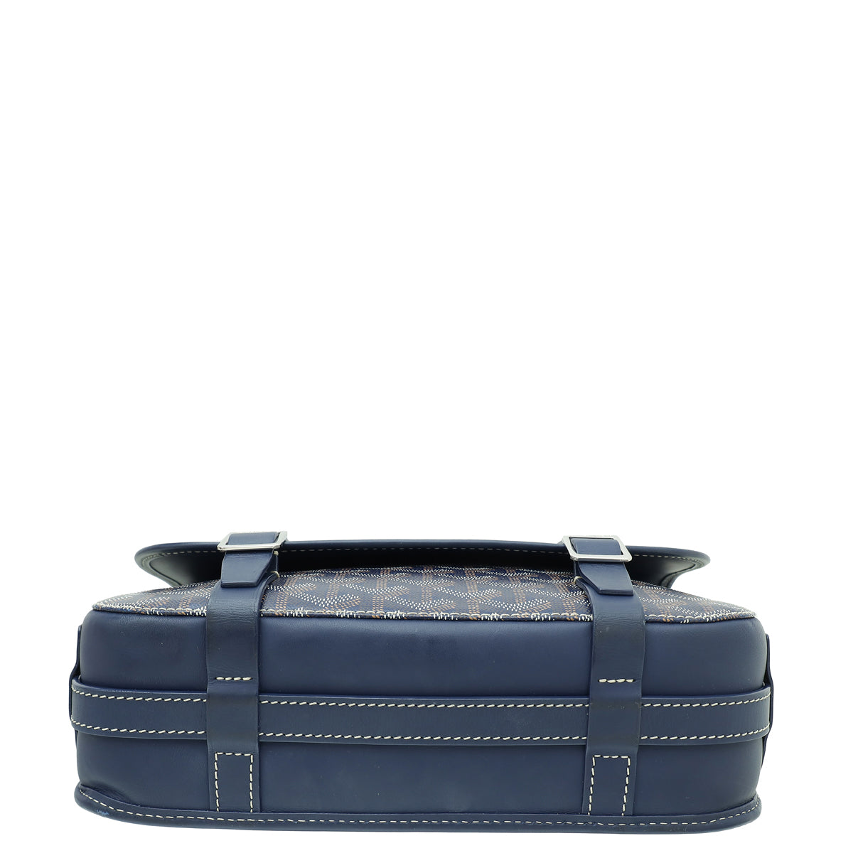 Goyard Navy Blue Goyardine Belvedere MM Messenger Bag – THE CLOSET