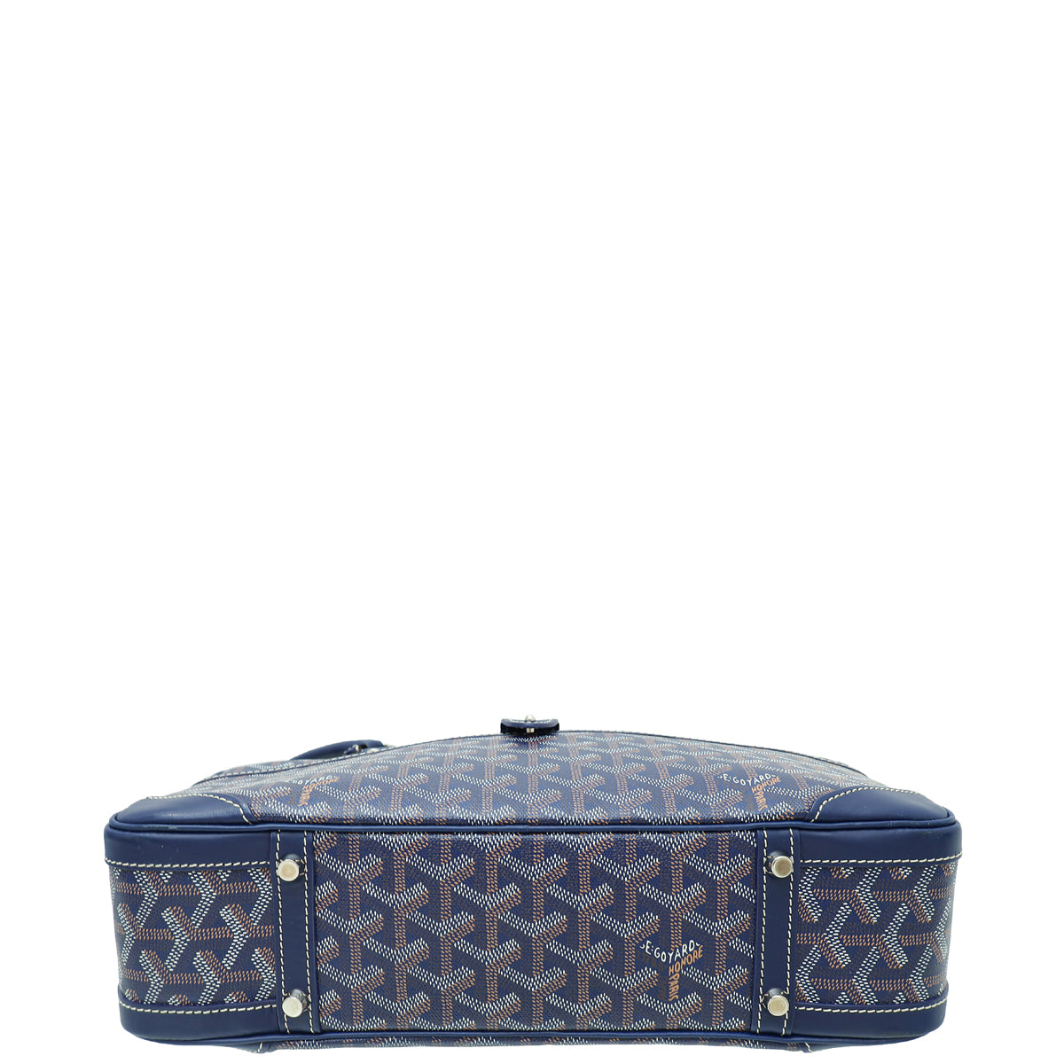 Goyard Navy Blue Goyardine Saint Martin Bag – THE CLOSET