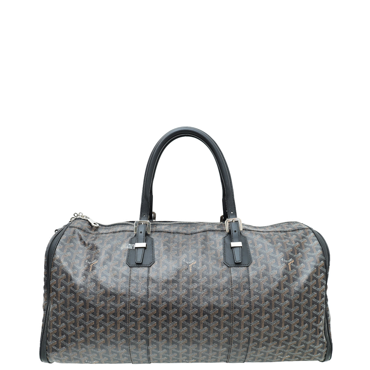 Goyard Black Goyardine Croisiere Boston 55 Bag – THE CLOSET