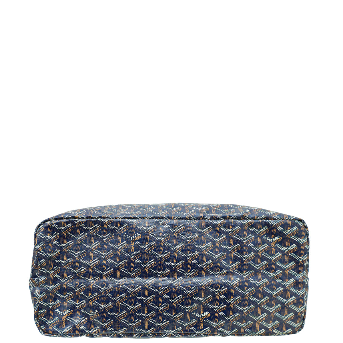 Goyard Navy Blue Goyardine Saint Louis PM Bag – THE CLOSET