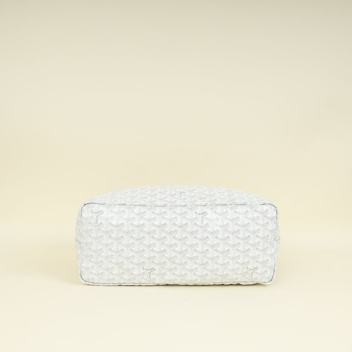 Goyard White Goyardine Saint Louis PM Bag | Pre-Owned The Closet