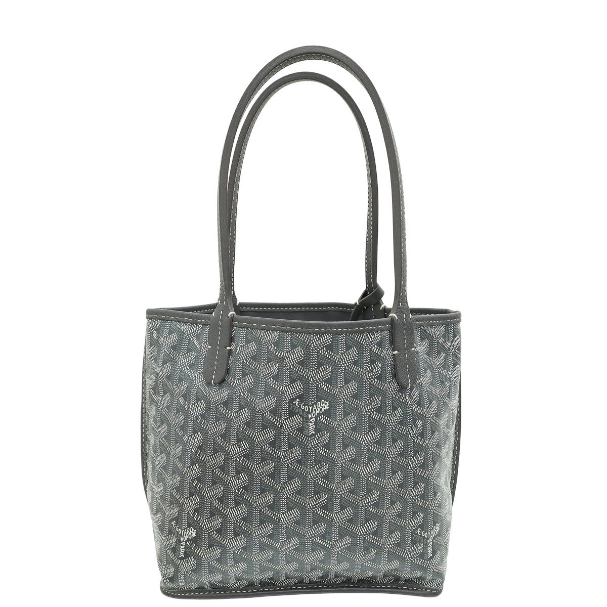 ［新品未使用］GOYARD ショルダーバッグ グレー Goyard Grey Goyardine Mini Anjou Reversible Bag – THE CLOSET