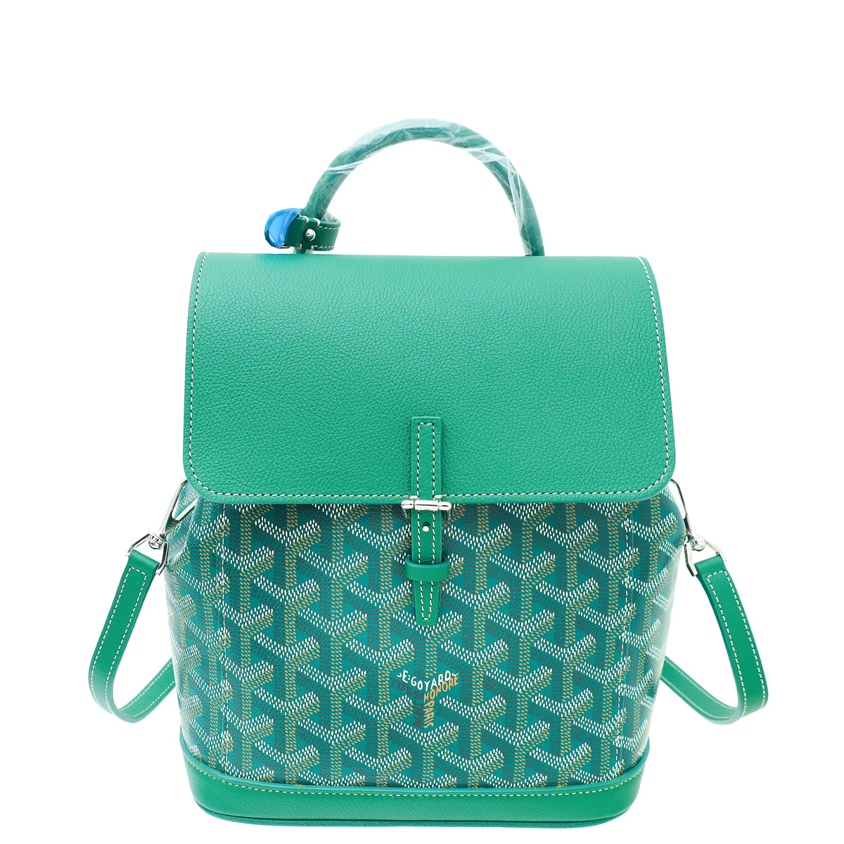 goyard backpack alpin mini Goyard Green Goyardine Sac Alpin Mini Backpack Bag – THE CLOSET