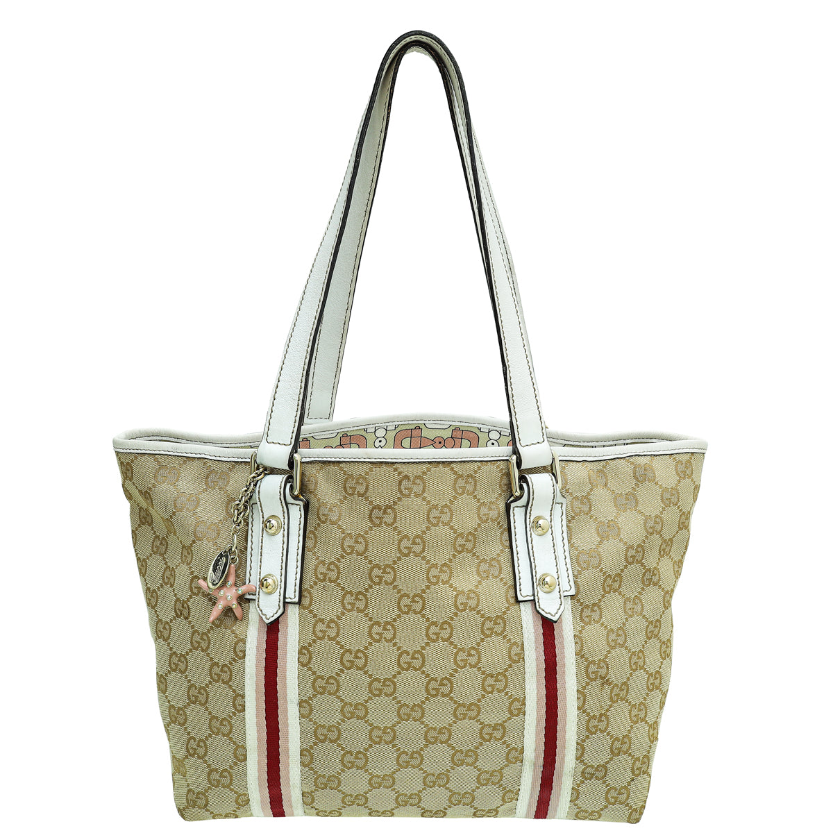 Gucci Bicolor GG Web Jolicoeur Tote Bag – THE CLOSET