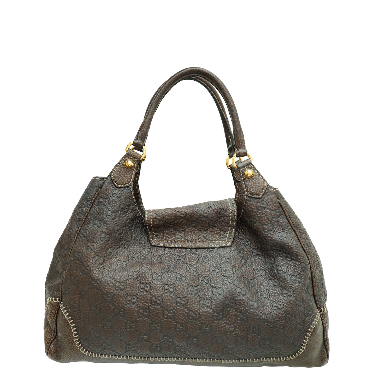 Gucci Chocolate Brown Guccissima New Pelham Tote Bag – THE CLOSET