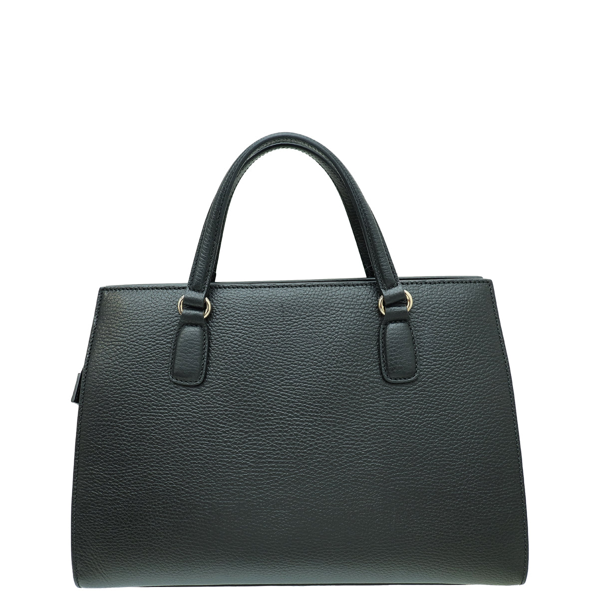 Gucci Black Soho Interlocking G Medium Tote Bag – THE CLOSET