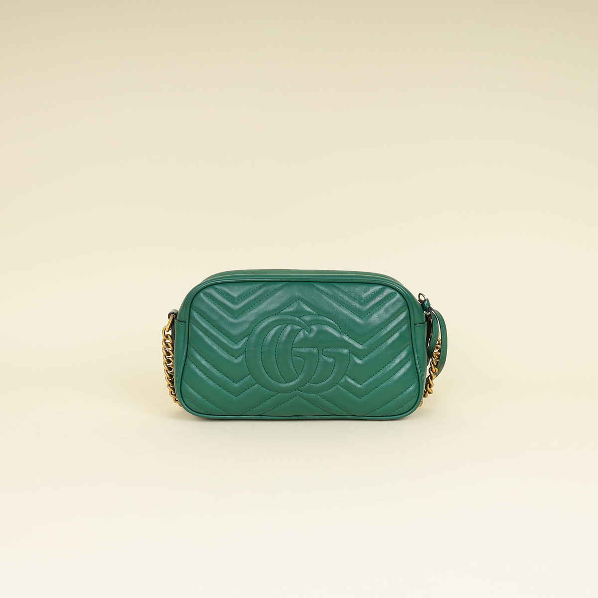Gucci Green GG Marmont Camera Small Bag – THE CLOSET