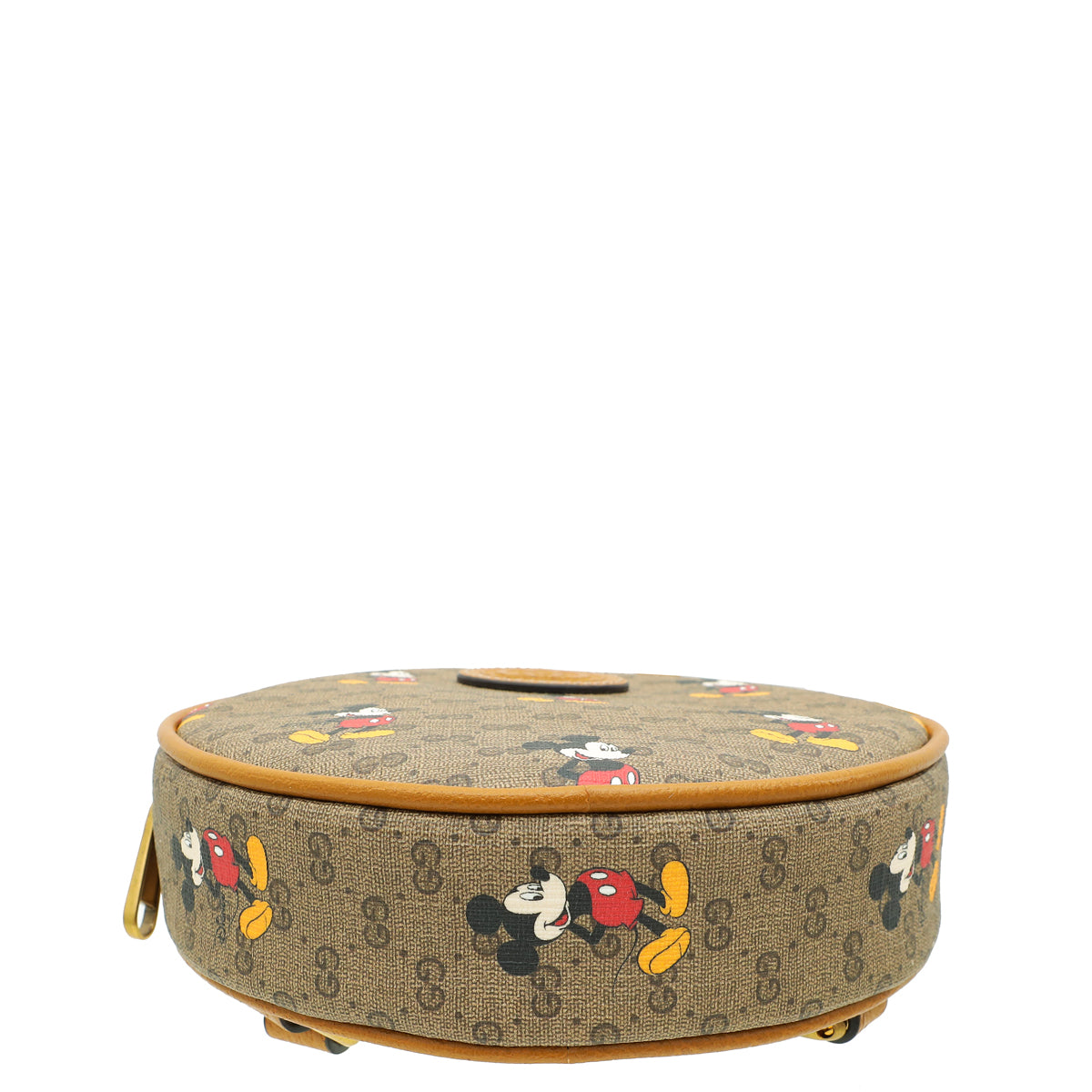 Gucci x Disney Beige Vintage GG Supreme Mickey Mouse Round 