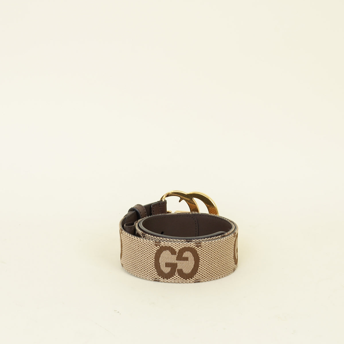 Gucci Double Wide Belt Authentic Gucci Black Textured Wide Leather Signature Double  main image 4