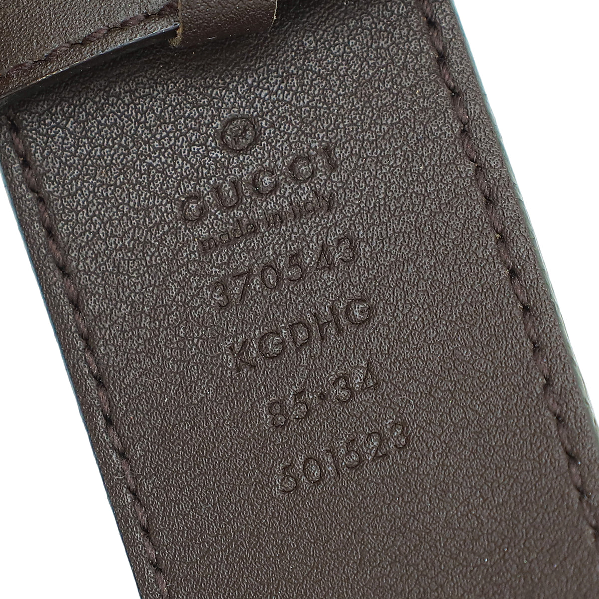 Gucci Bicolor GG Supreme Interlocking G Belt 34