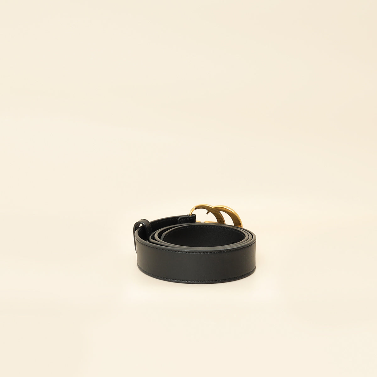 30mm Double G Gucci Belt Gucci Black Calfskin Double G 30mm Belt – Modaselle main image 3
