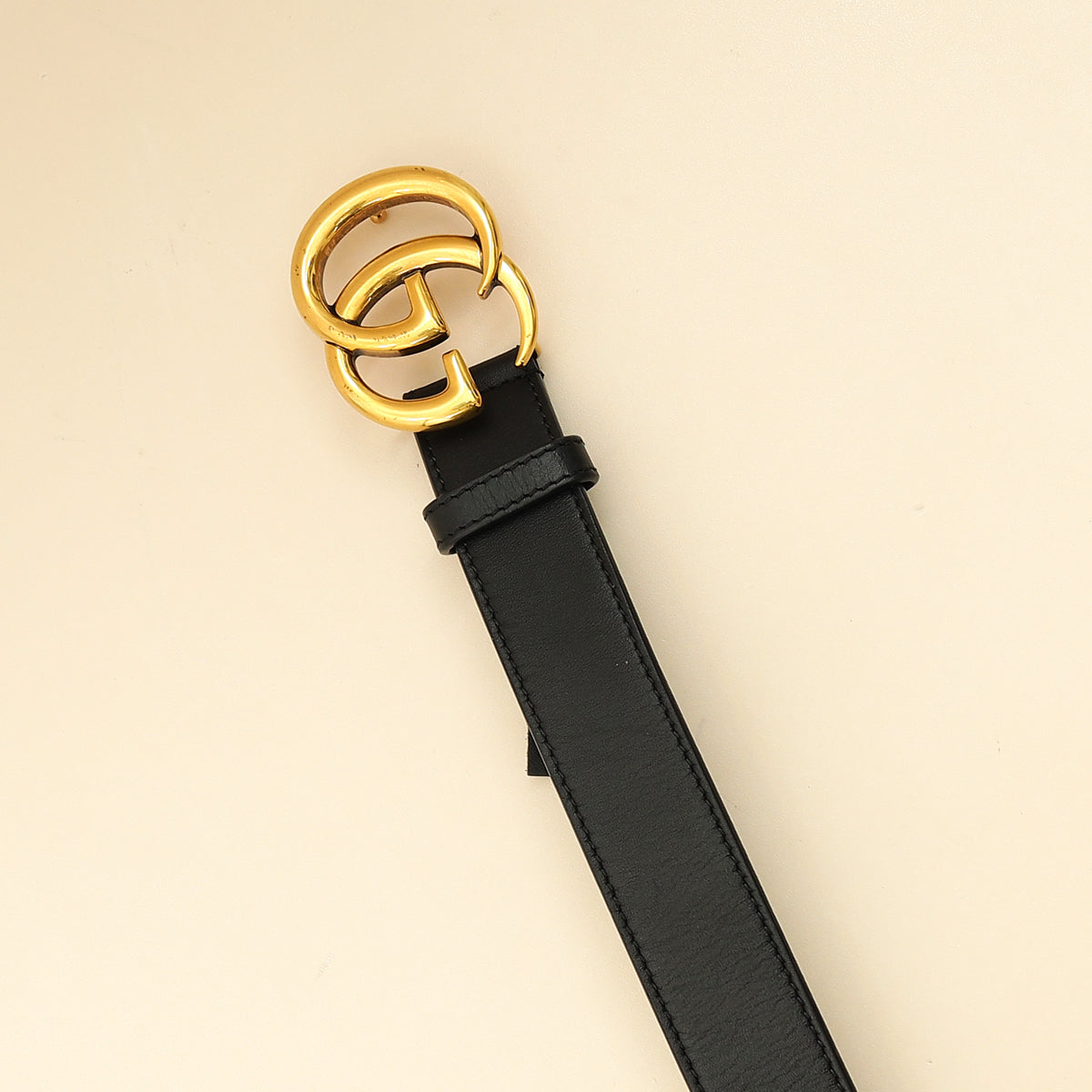 Gucci Black Double G Buckle 30mm Belt 32 – THE CLOSET