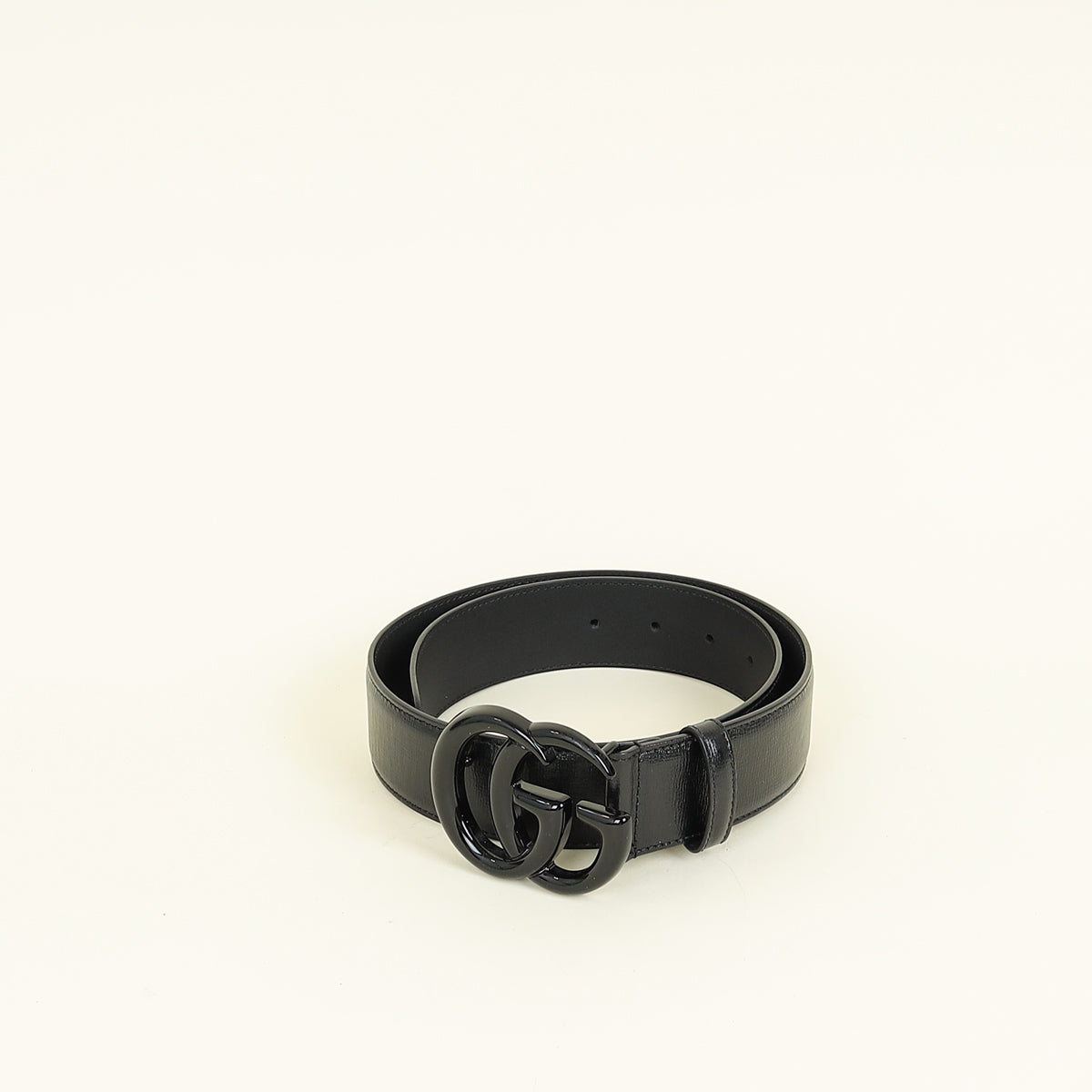 Gucci Black GG Marmont Wide Belt 28 – THE CLOSET