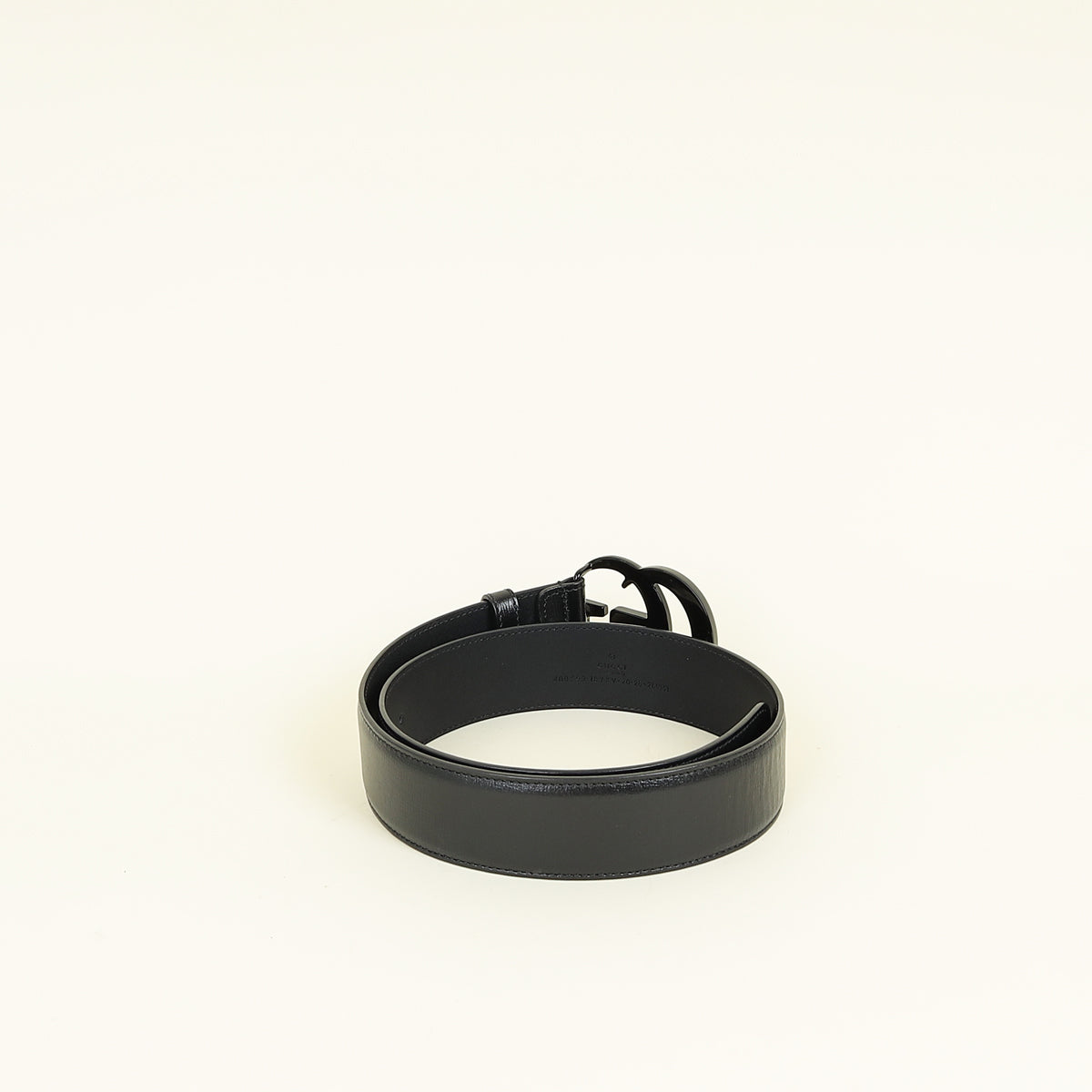 Gucci GG Marmont Wide Black Leather Belt GUCCI GG Buckle Marmont Leather Belt Size 70.28 Black 414516 main image 2
