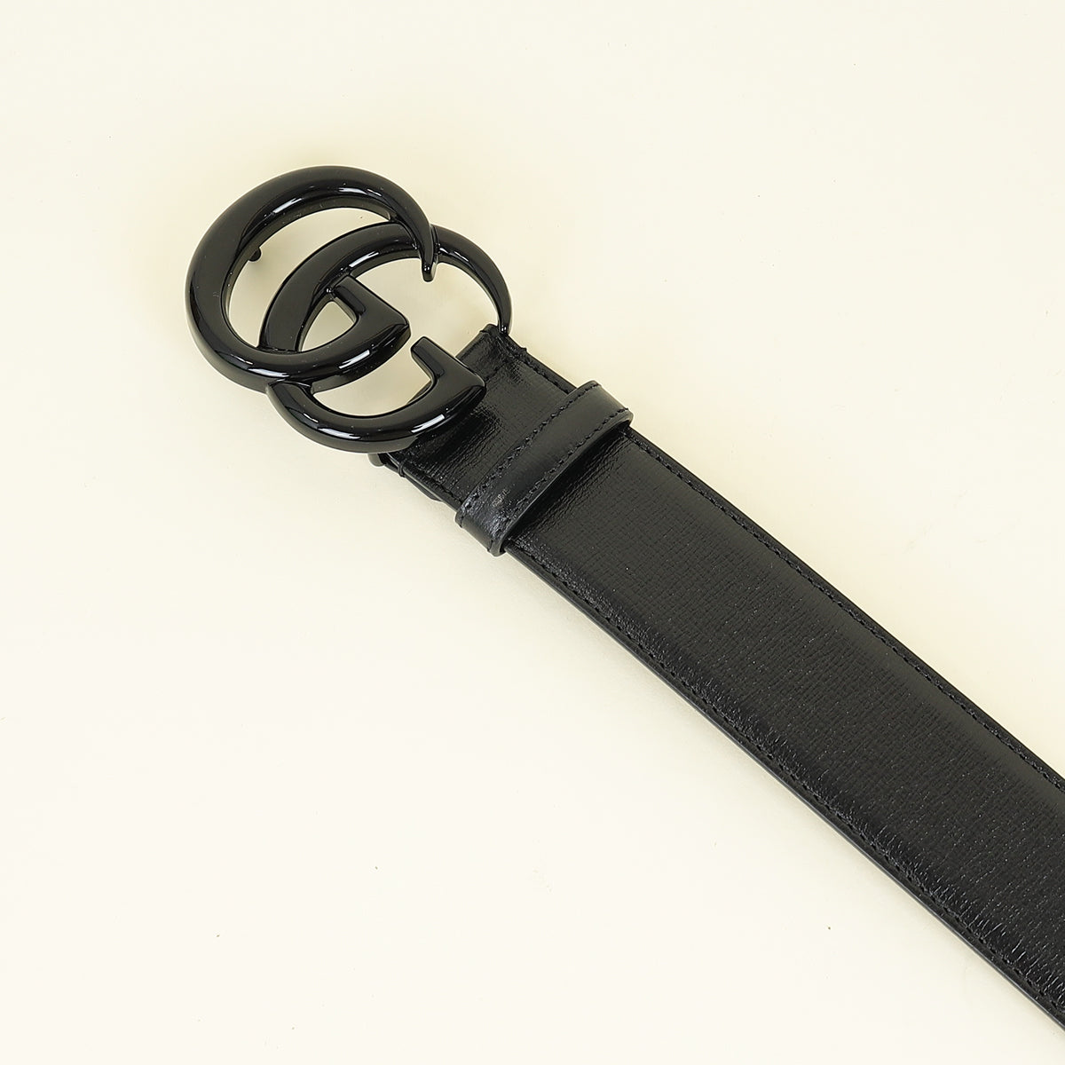 Authentic Gucci GG Marmont Wide Belt Gucci Black GG Marmont Wide Belt 28 – THE CLOSET main image 2