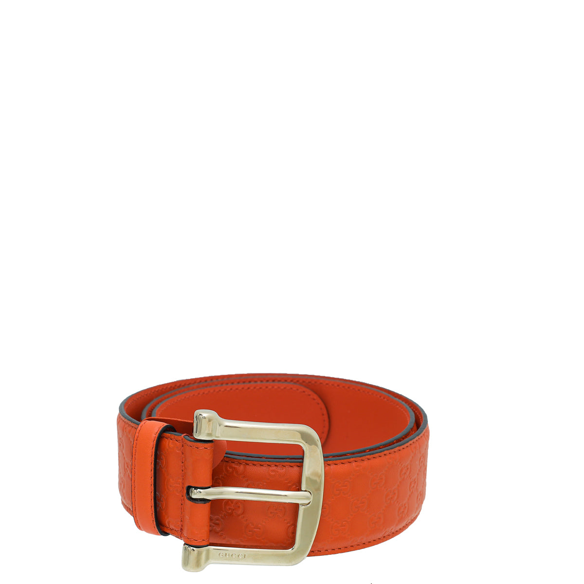 orange gucci belt mens