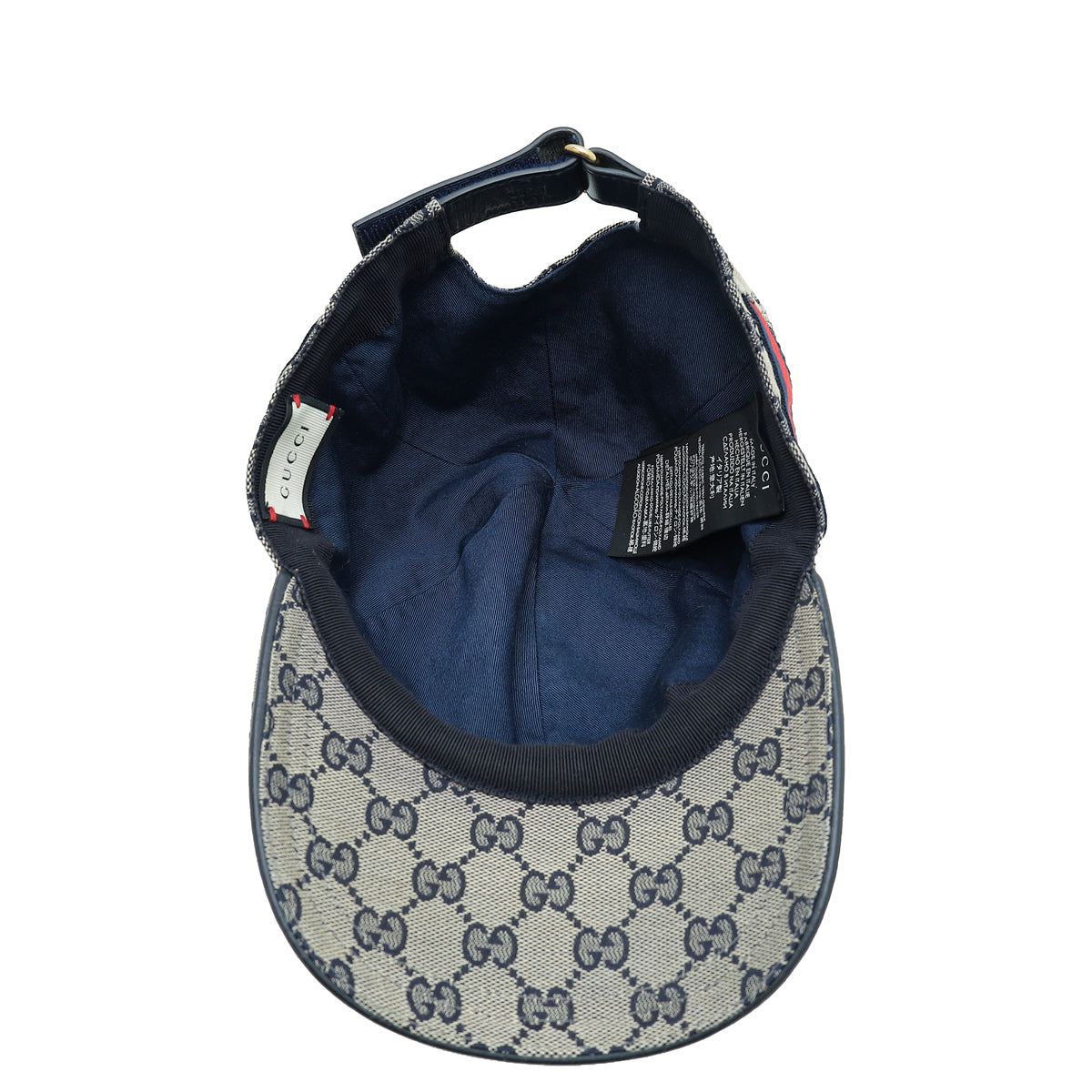 Gucciベースボールキャップ ネイビー Gucci Double g cap Blue 387554-4H010-4000