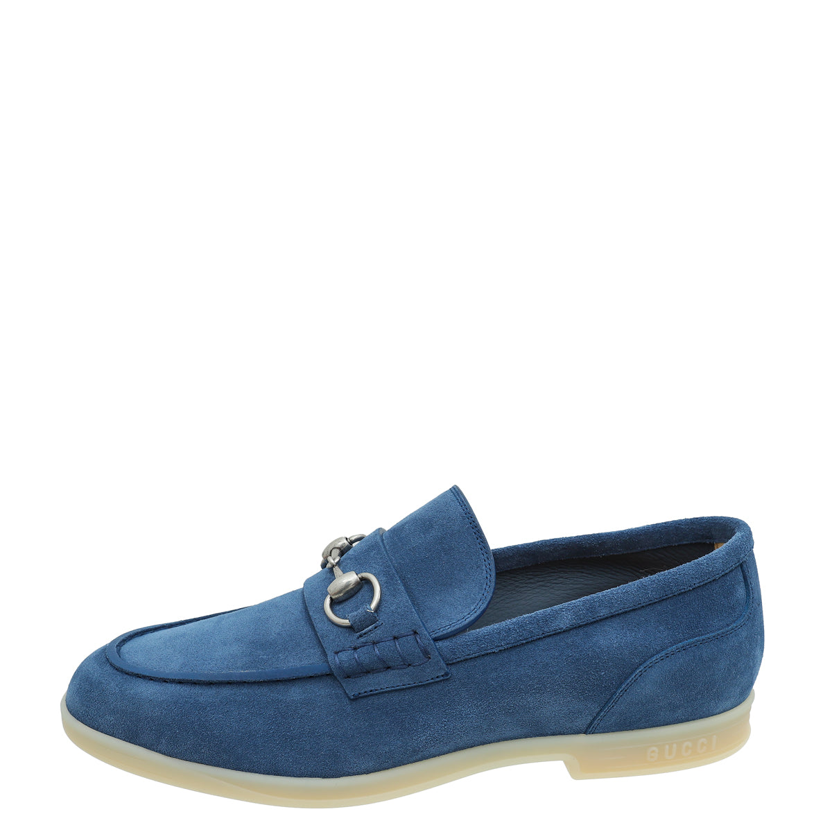Gucci Blue Horsebit Suede Men's Loafer 8.5 – THE CLOSET
