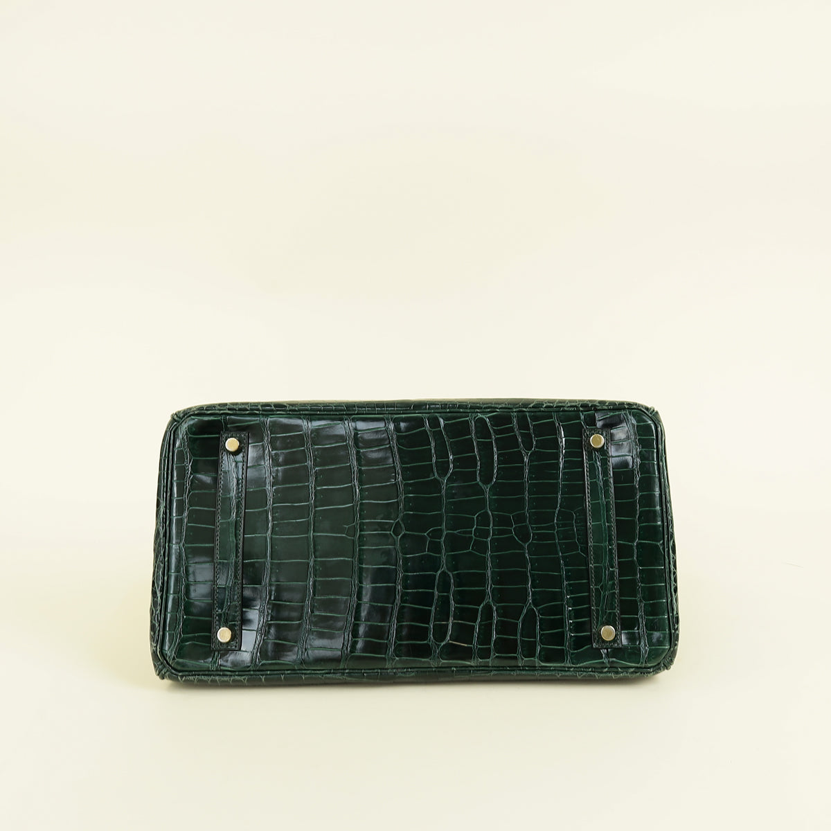 Hermes Vert Emerald Shiny Porosus Crocodile Birkin 35 Bag – THE CLOSET