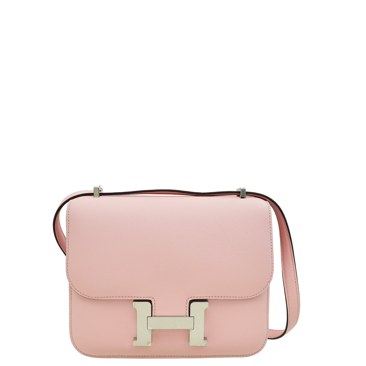 Hermes Rose Sakura Constance III Mini Re-Edition Bag | Pre-Owned