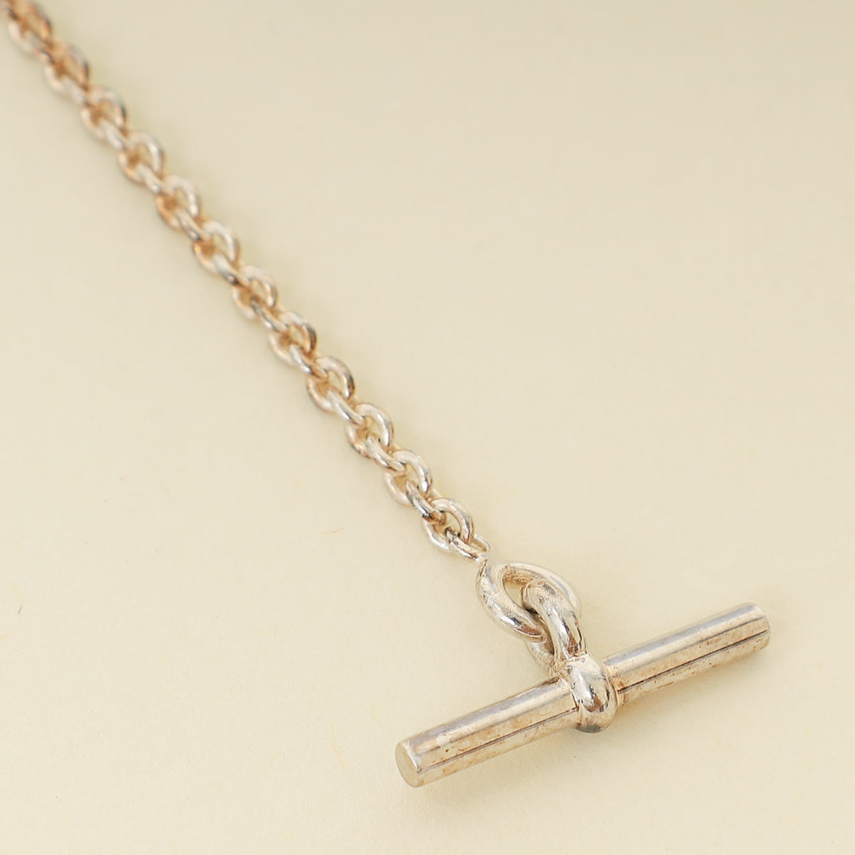 Hermes Sterling Silver Chaine d