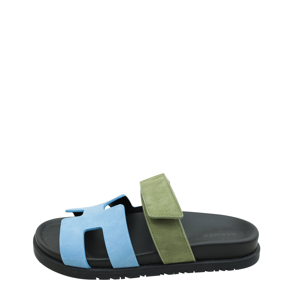 Hermes Bicolor Chypre Goatskin Suede Sandal 36.5 – THE CLOSET