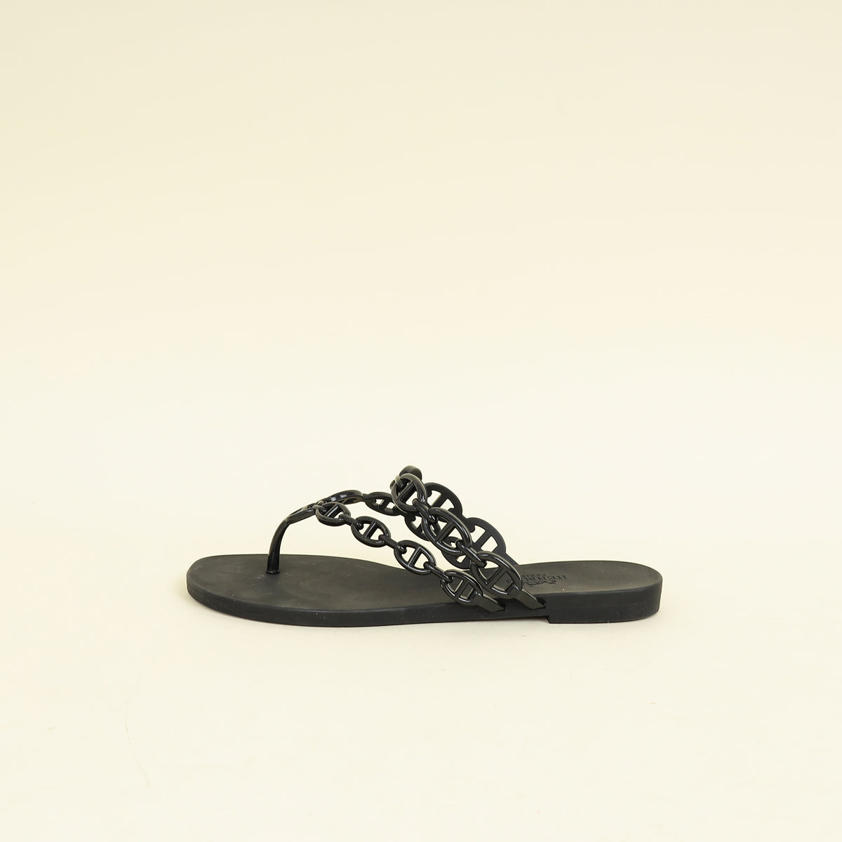 Hermes Noir Island Sandal 36 – THE CLOSET